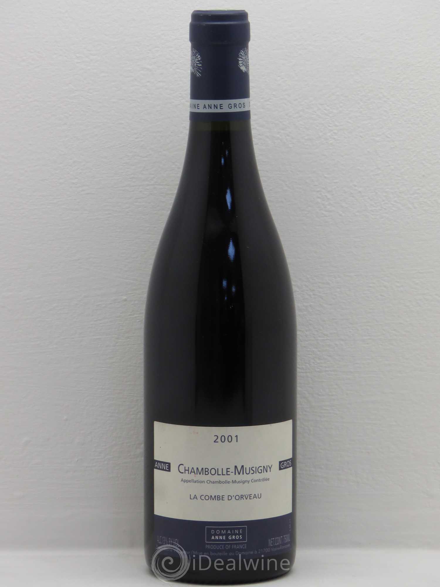 Chambolle-Musigny La Combe d'Orveau Anne Gros (sans prix de réserve) 2001 - Lot de 1 bouteille - 0