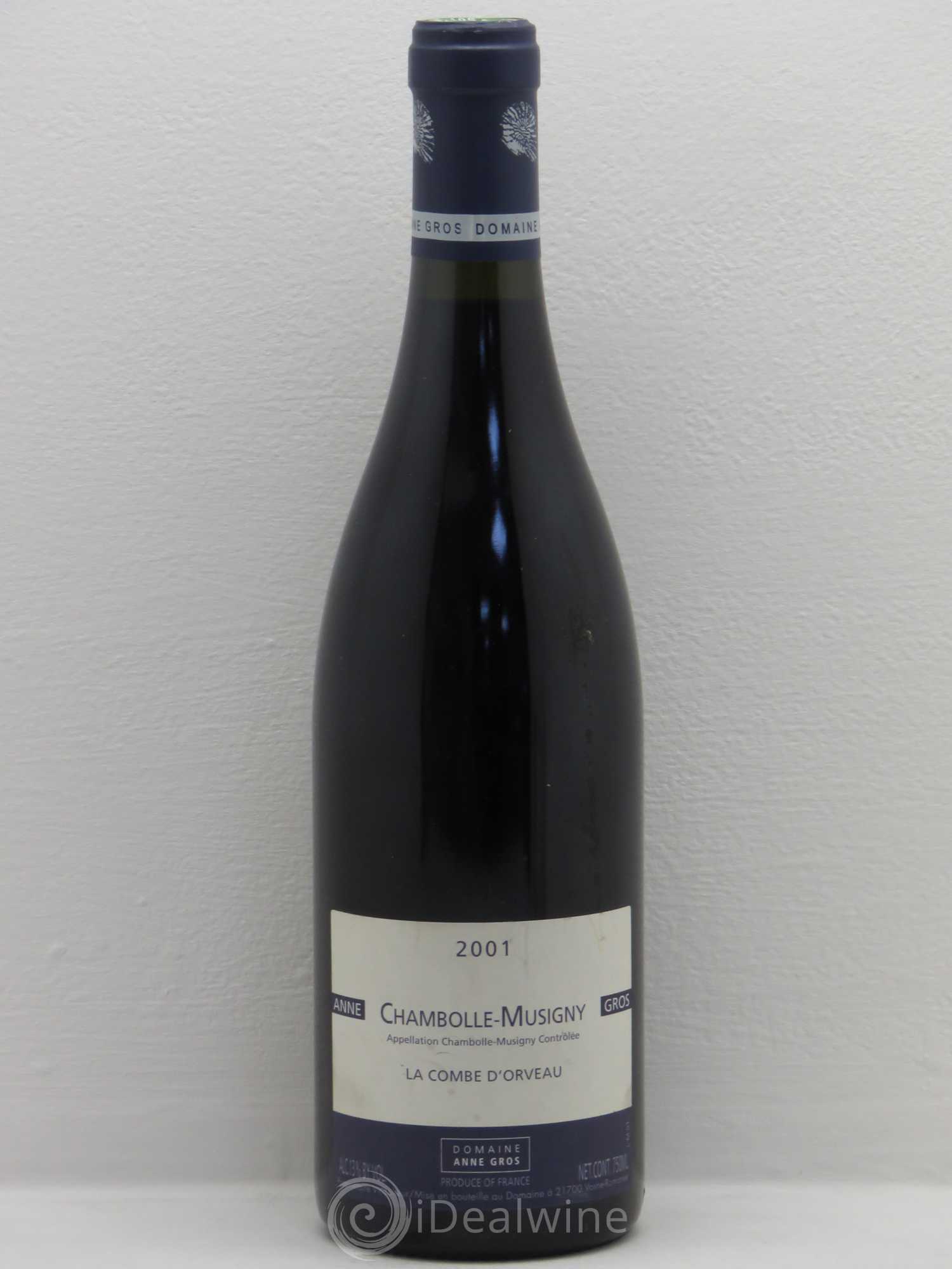 Chambolle-Musigny La Combe d'Orveau Anne Gros (sans prix de réserve) 2001 - Lot de 1 bouteille - 0