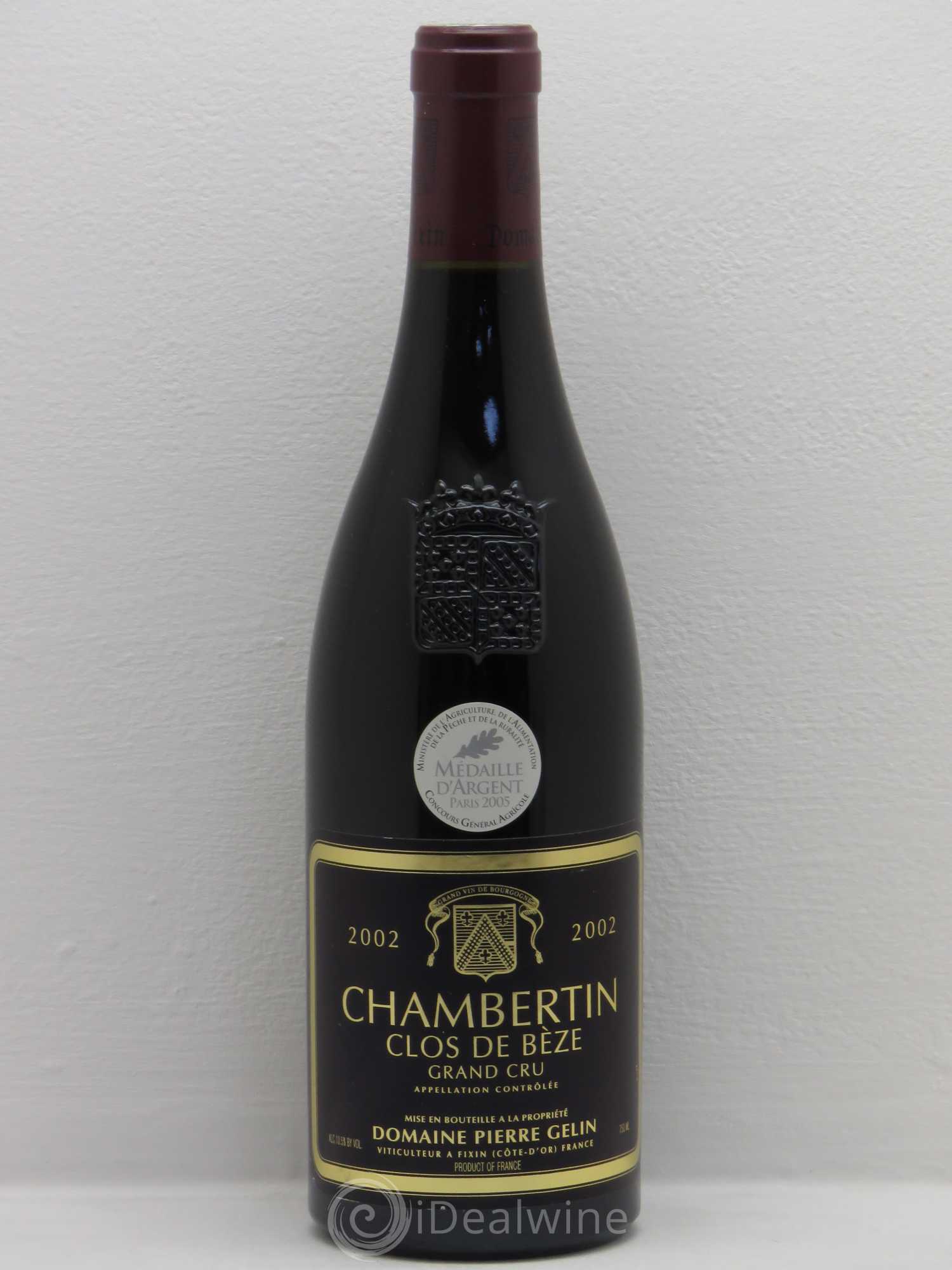 Chambertin Clos de Bèze Grand Cru (sans prix de réserve) 2002 - Lot de 1 bouteille - 0
