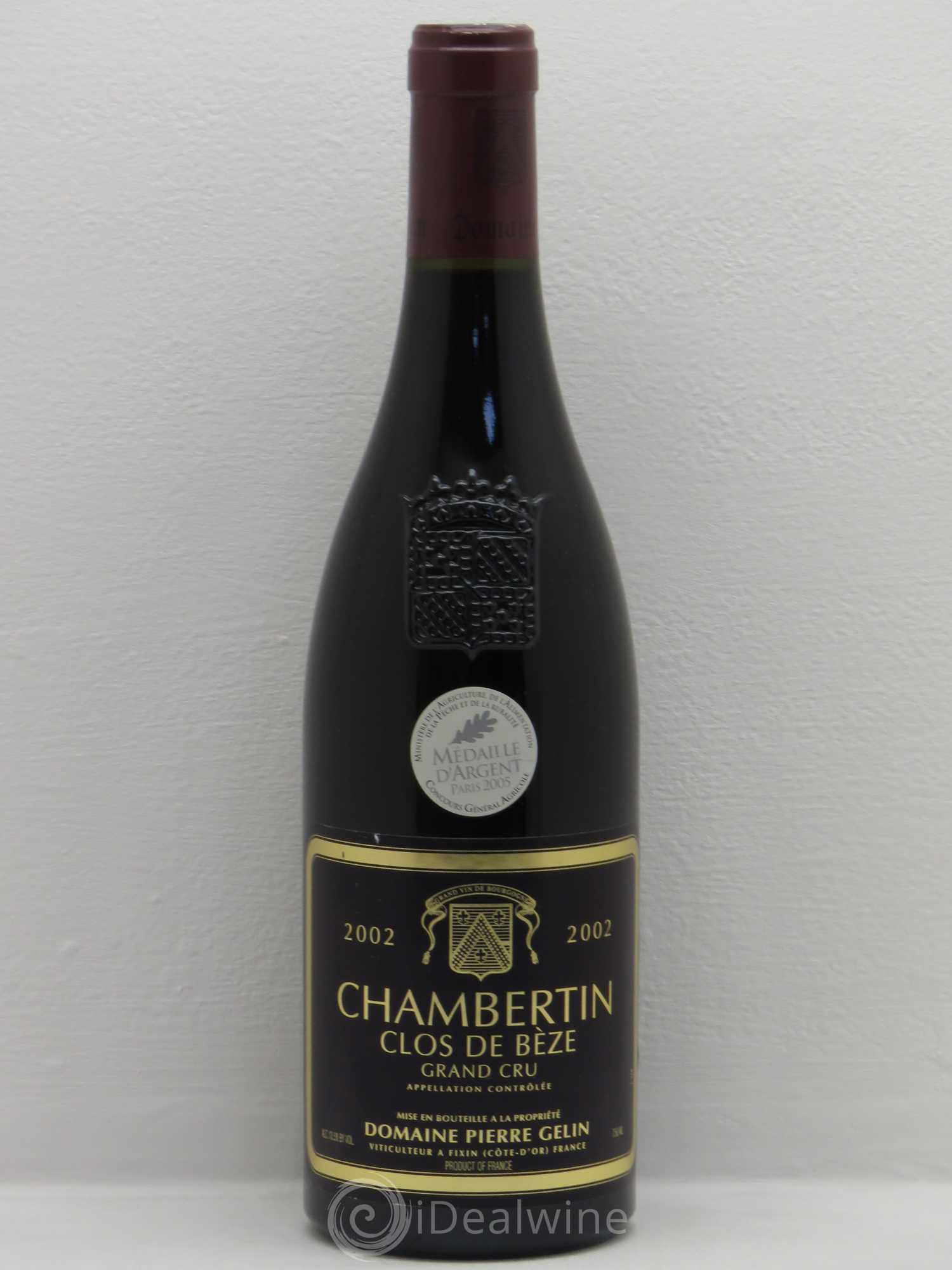 Chambertin Clos de Bèze Grand Cru (sans prix de réserve) 2002 - Lot de 1 bouteille - 0