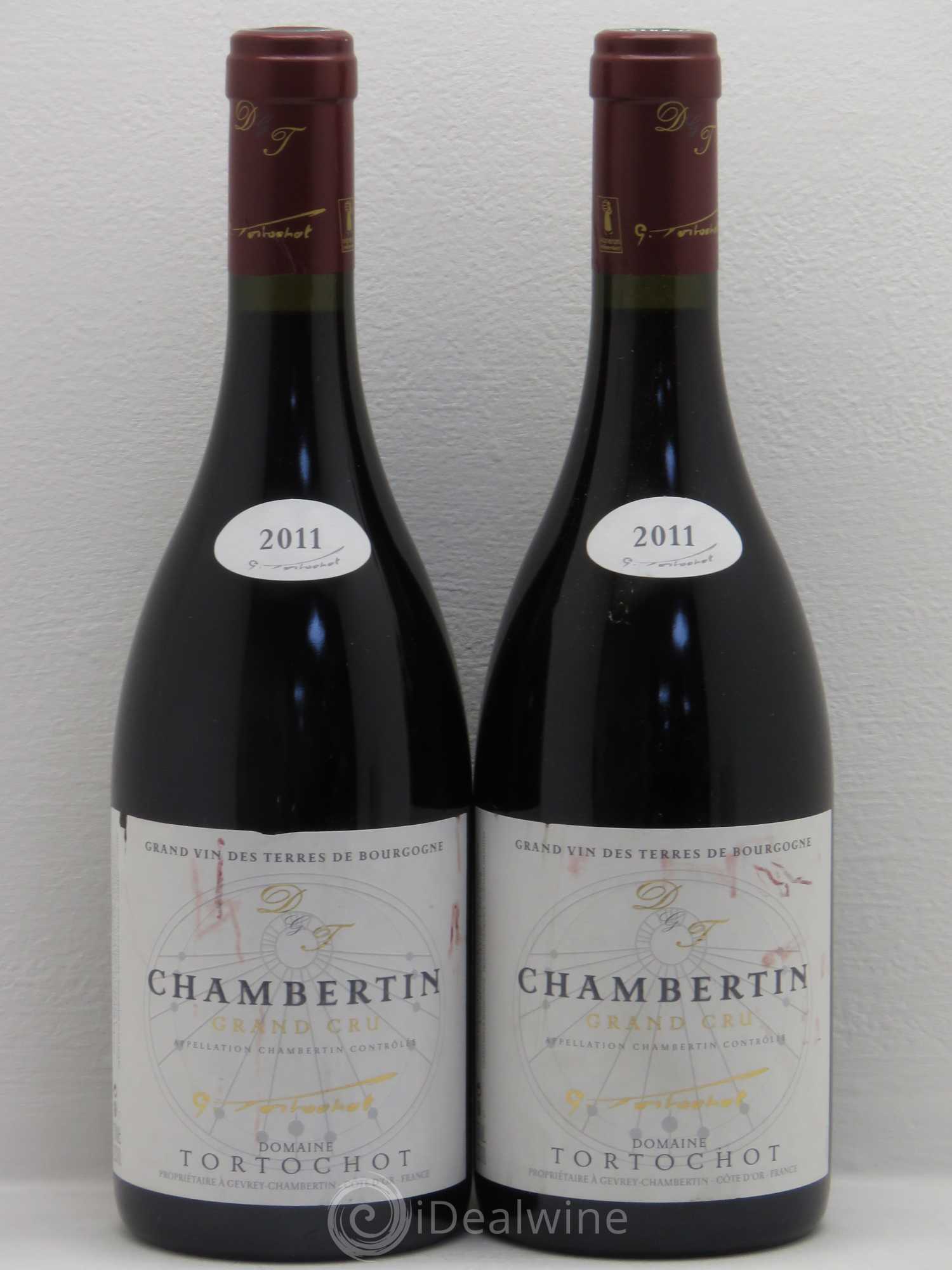 Chambertin Grand Cru Domaine Tortochot (sans prix de réserve) 2011 - Lot de 2 bouteilles - 0