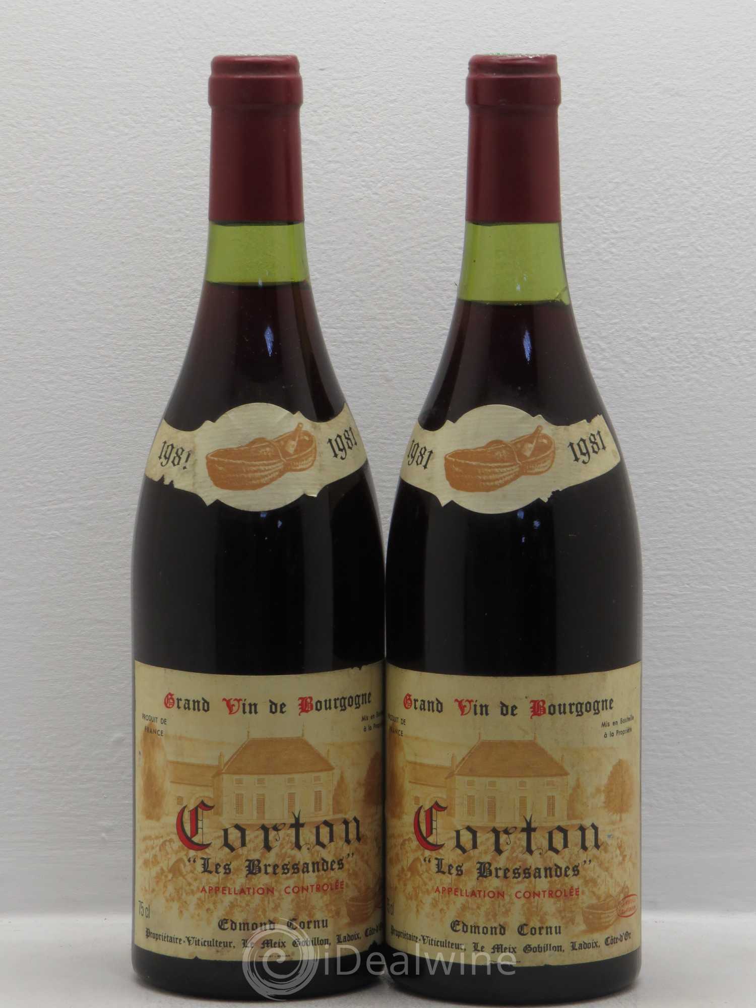Corton Grand Cru (sans prix de réserve) 1981 - Lot de 2 bouteilles - 0
