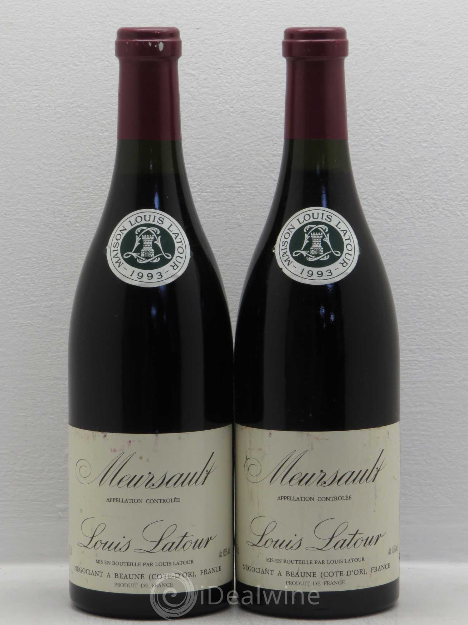 Meursault (sans prix de réserve) 1993 - Lot de 2 bouteilles - 0