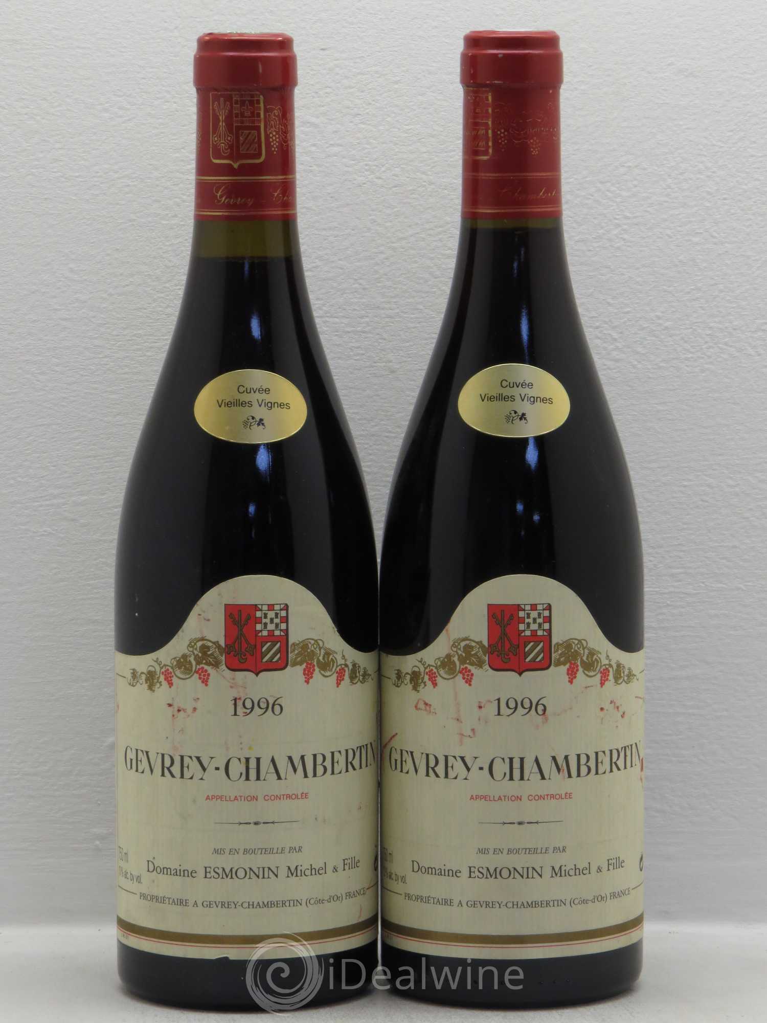 Gevrey-Chambertin Vieilles Vignes (sans prix de réserve) 1996 - Posten von 2 Flaschen - 0
