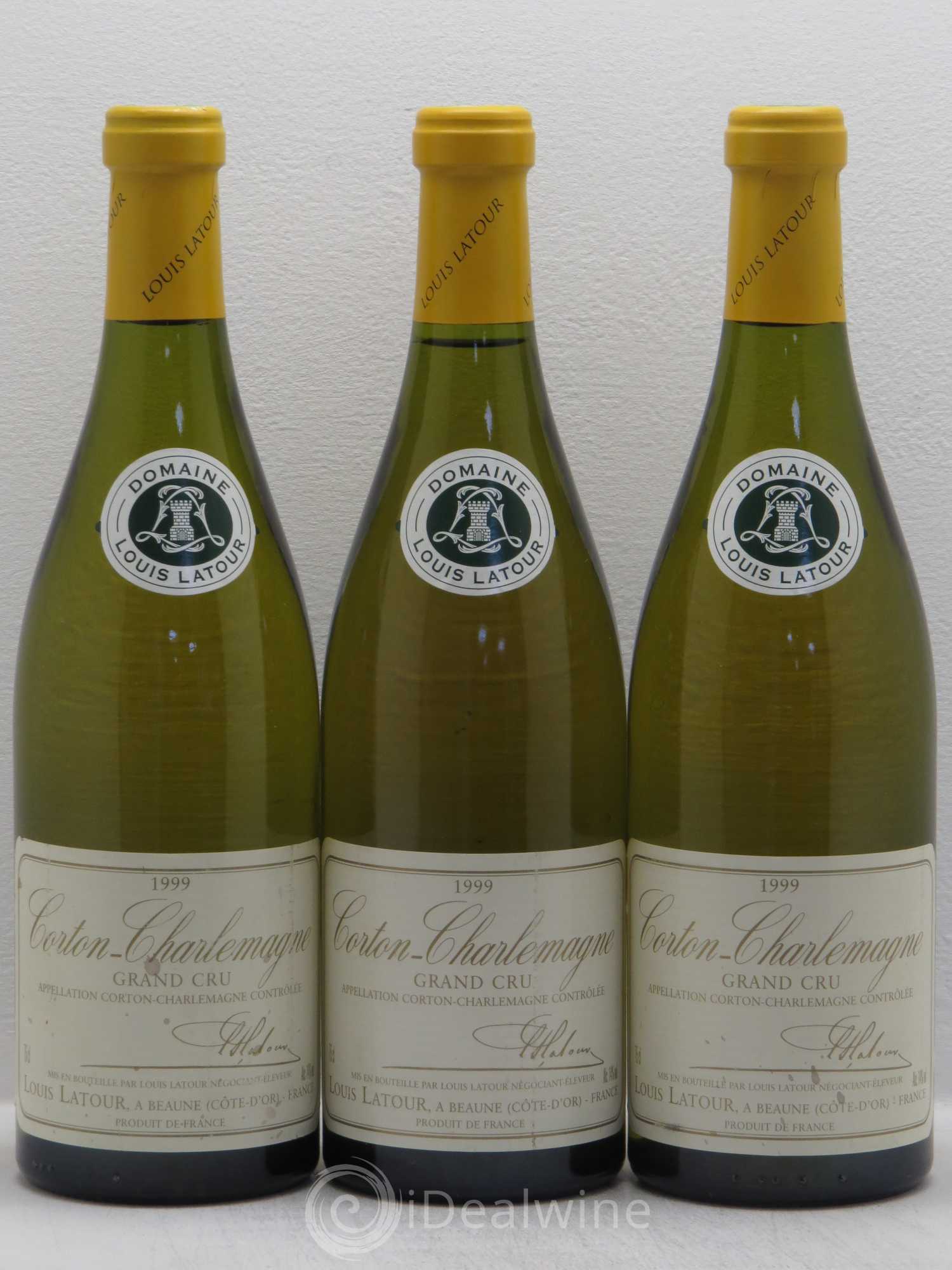 Corton-Charlemagne Grand Cru Louis Latour 1998 - Lot de 3 bouteilles - 0