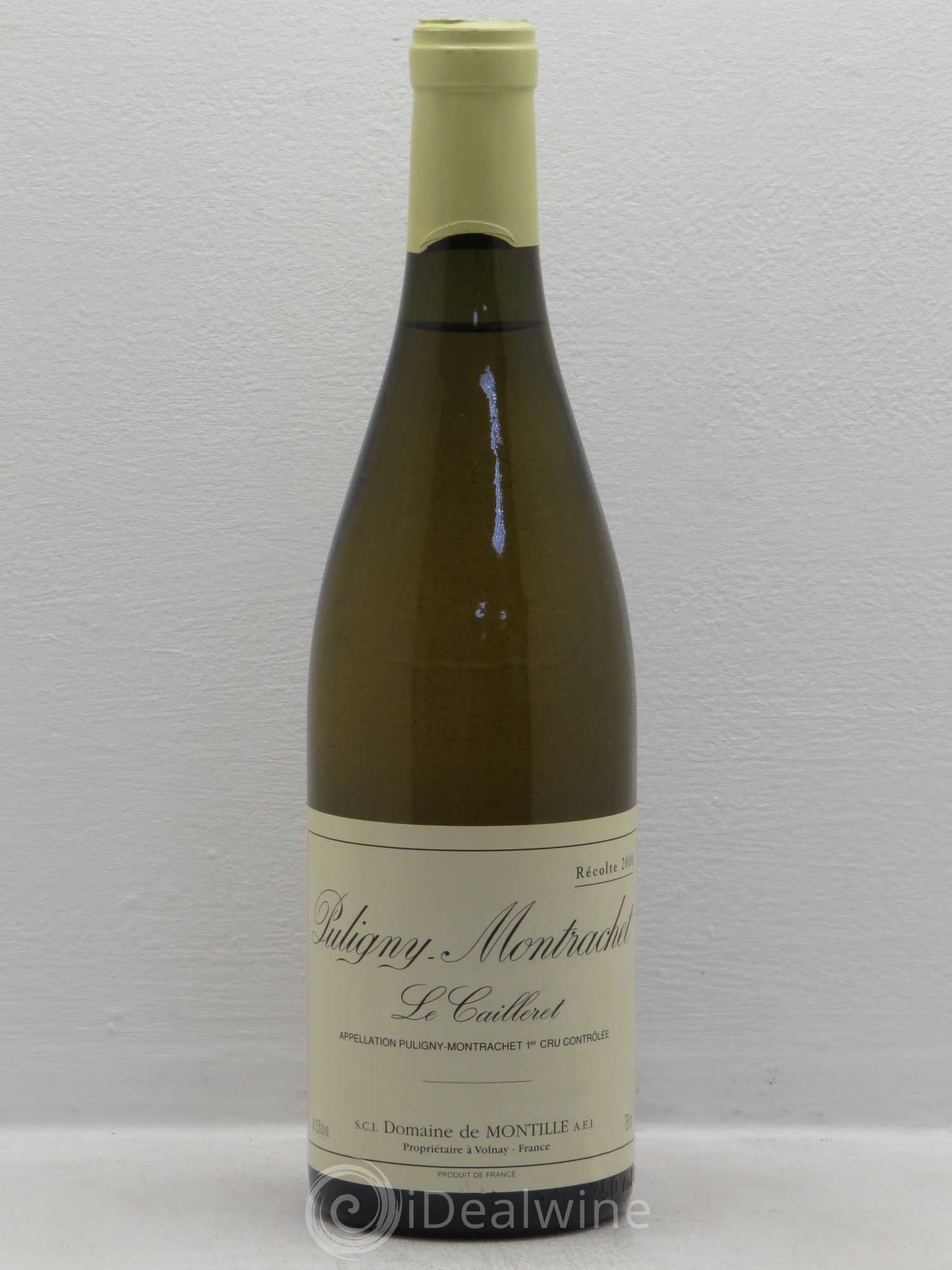 Puligny-Montrachet 1er Cru Le Cailleret De Montille (Domaine) (sans prix de réserve) 2000 - Lot de 1 bouteille - 0