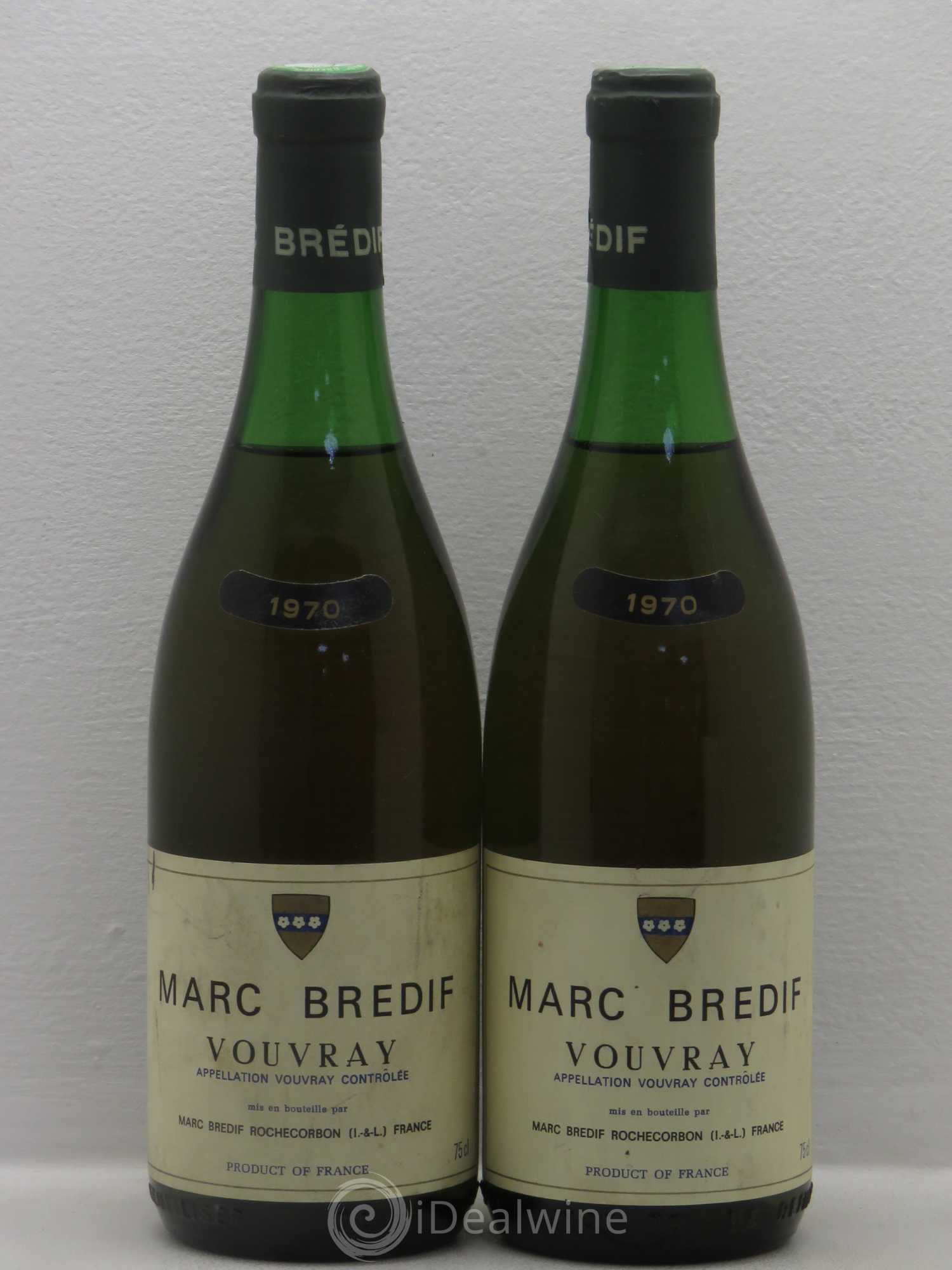 Vouvray Marc Bredif 1970 - Lotto di 2 bottiglie - 0
