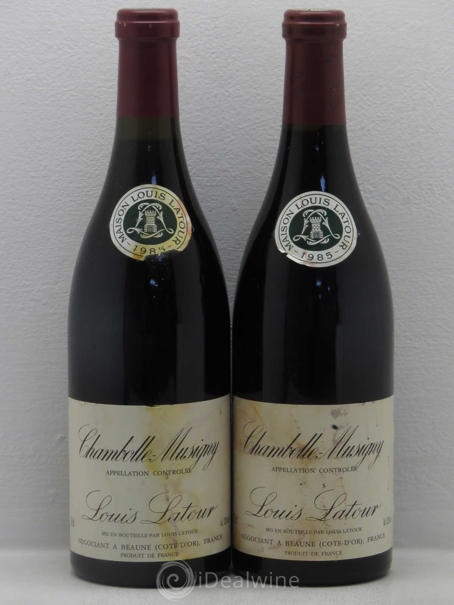 Chambolle-Musigny Maison Latour (sans prix de réserve) 1985 - Posten von 2 Flaschen - 0