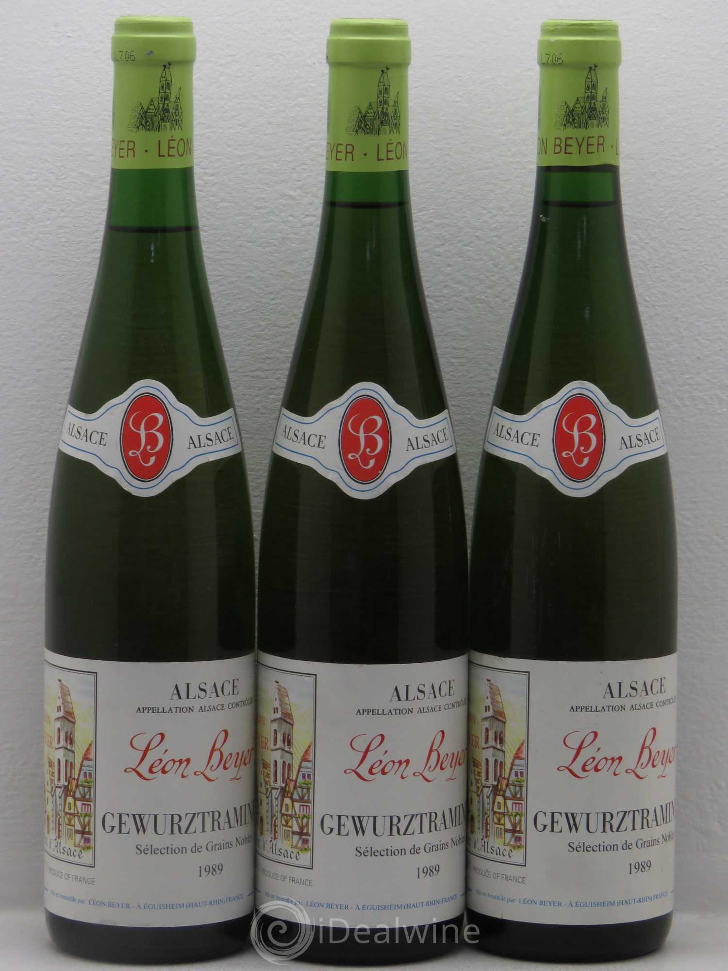 Gewurztraminer Leon Beyer Selection Grains Nobles 1989 - Posten von 3 Flaschen - 0
