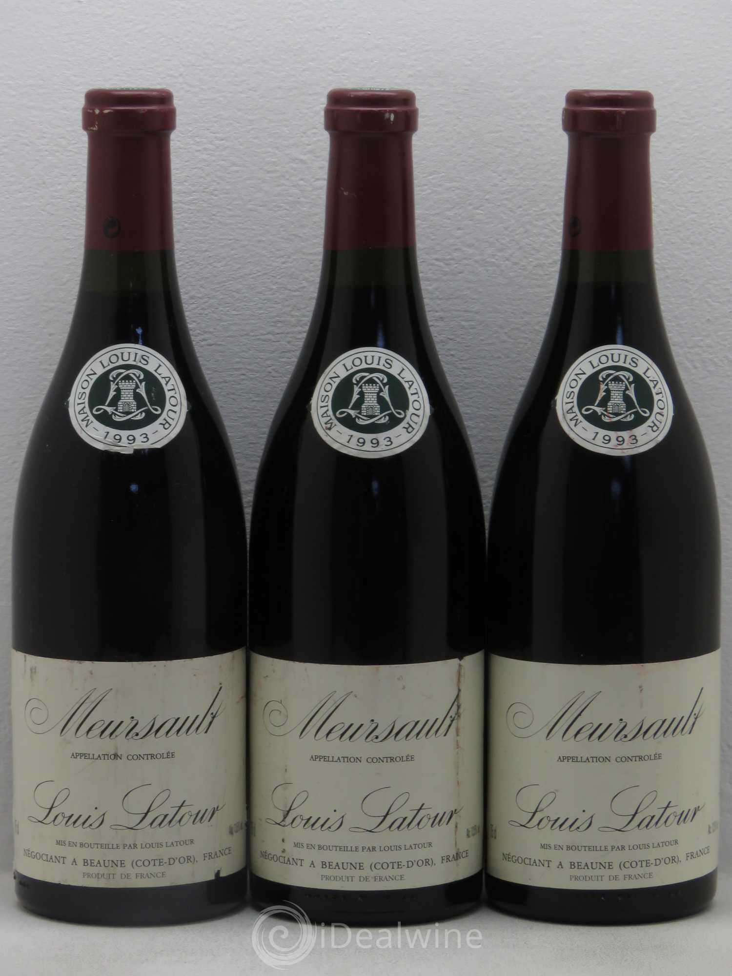 Meursault (sans prix de réserve) 1993 - Lot de 3 bouteilles - 0