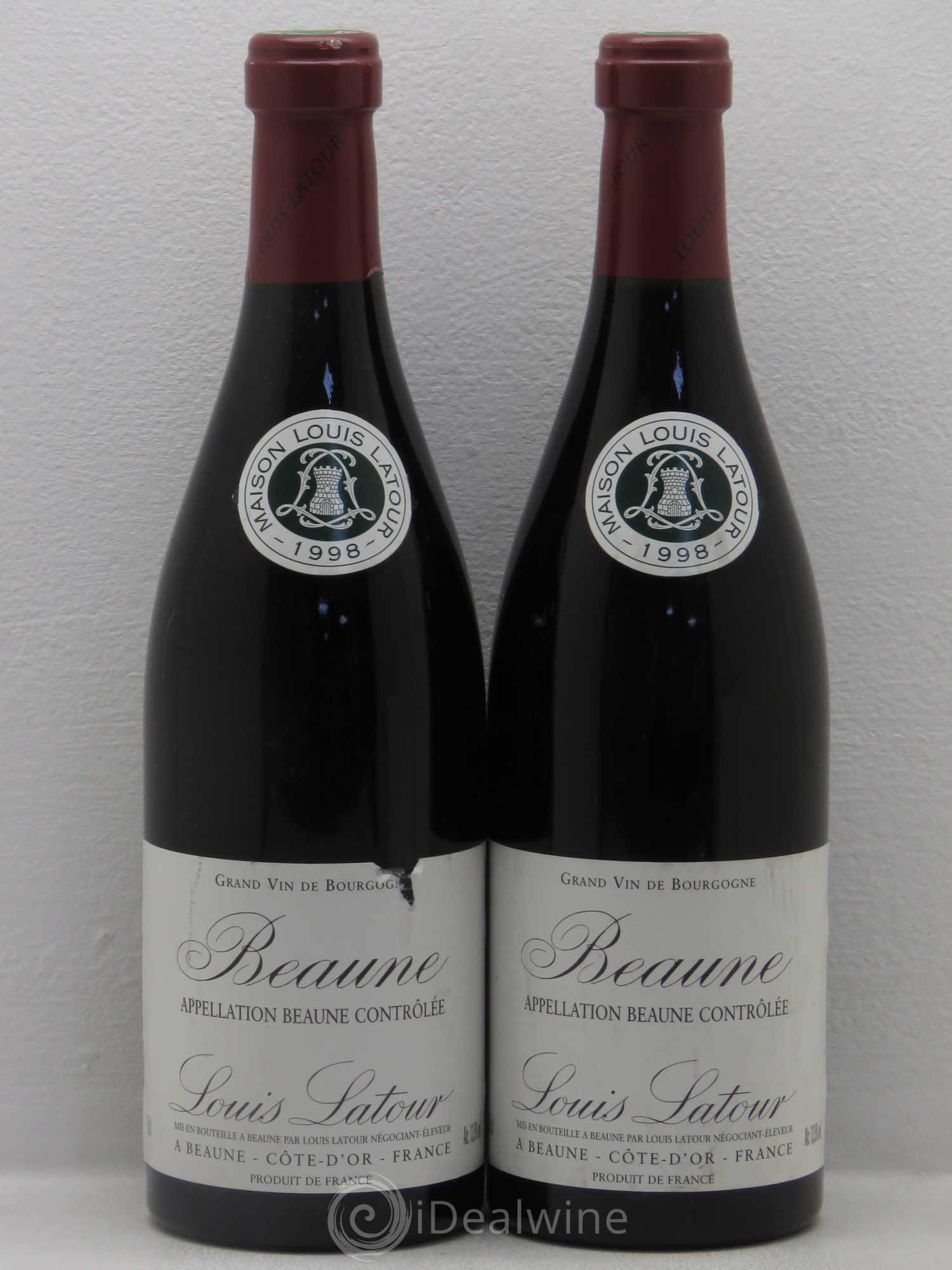 Beaune Domaine Latour 1998 - Posten von 2 Flaschen - 0