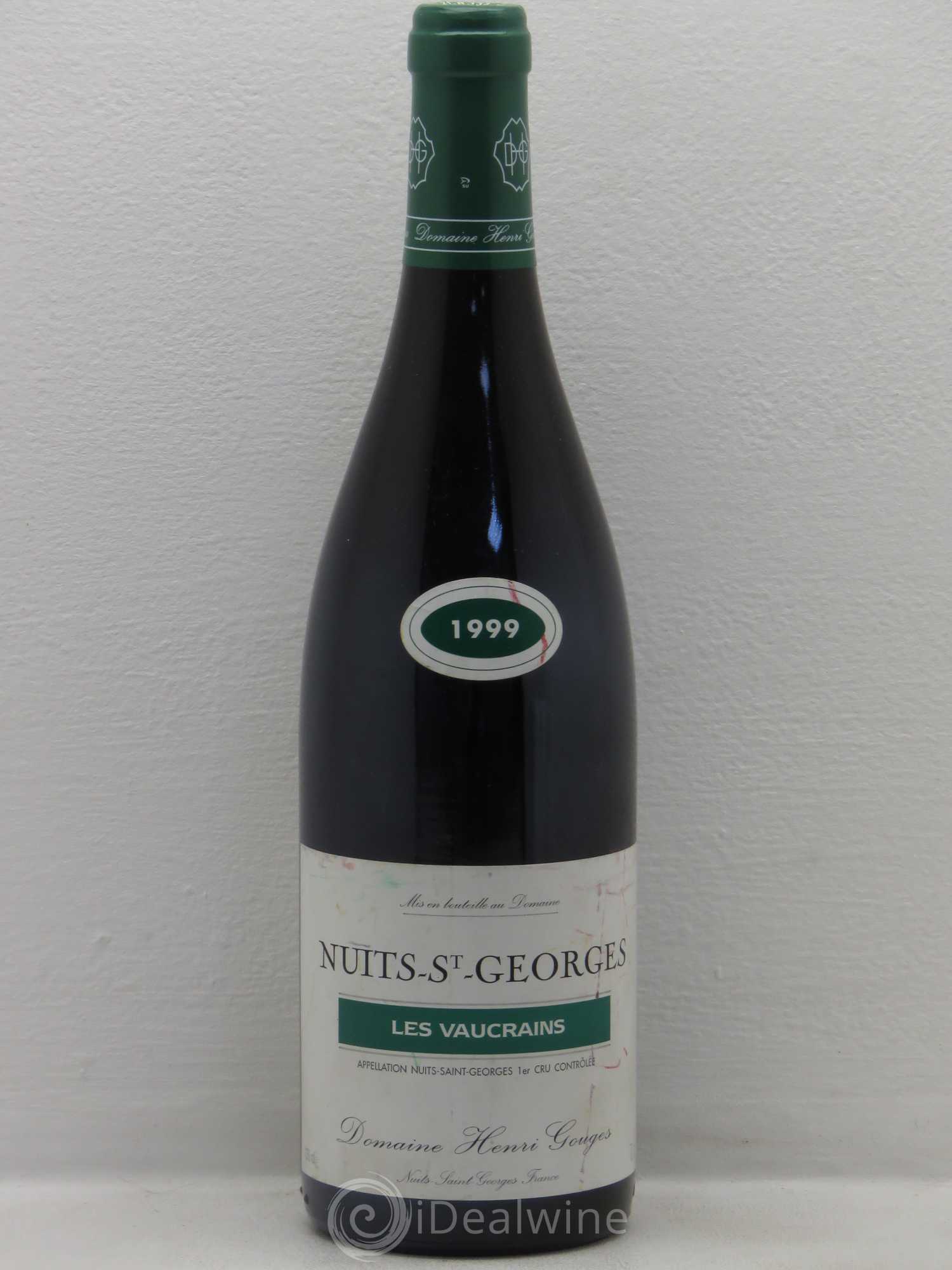 Nuits-Saint-Georges 1er Cru Les Vaucrains Henri Gouges 1999 - Posten von 1 Flasche - 0