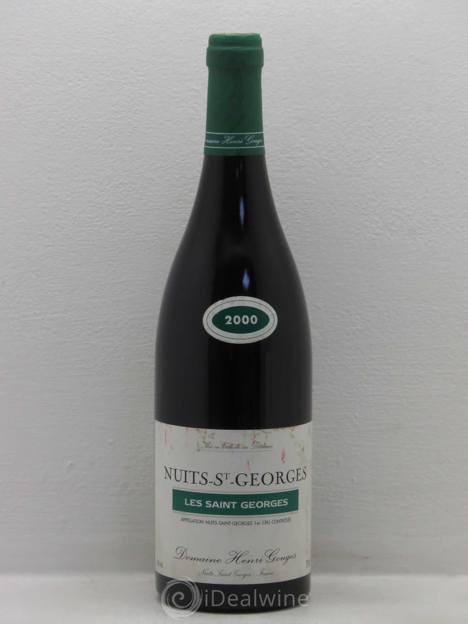 Nuits-Saint-Georges 1er Cru Les Saints Georges Henri Gouges 2000 - Lot de 1 bouteille - 0