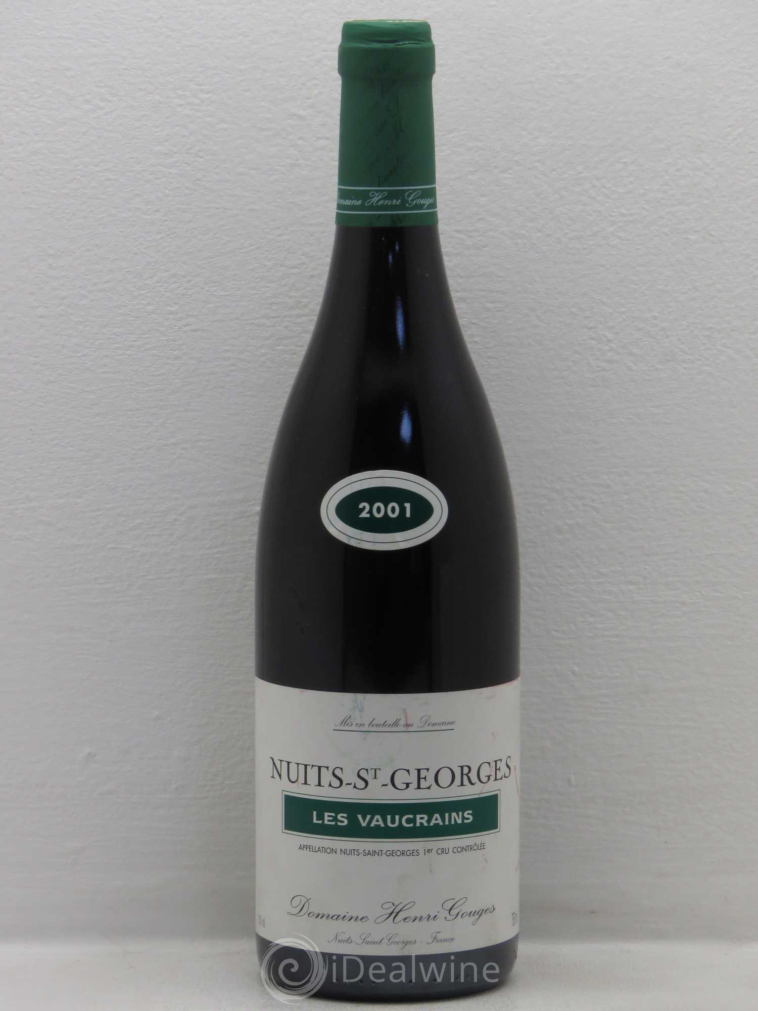 Nuits-Saint-Georges 1er Cru Les Vaucrains Henri Gouges 2001 - Lot de 1 bouteille - 0
