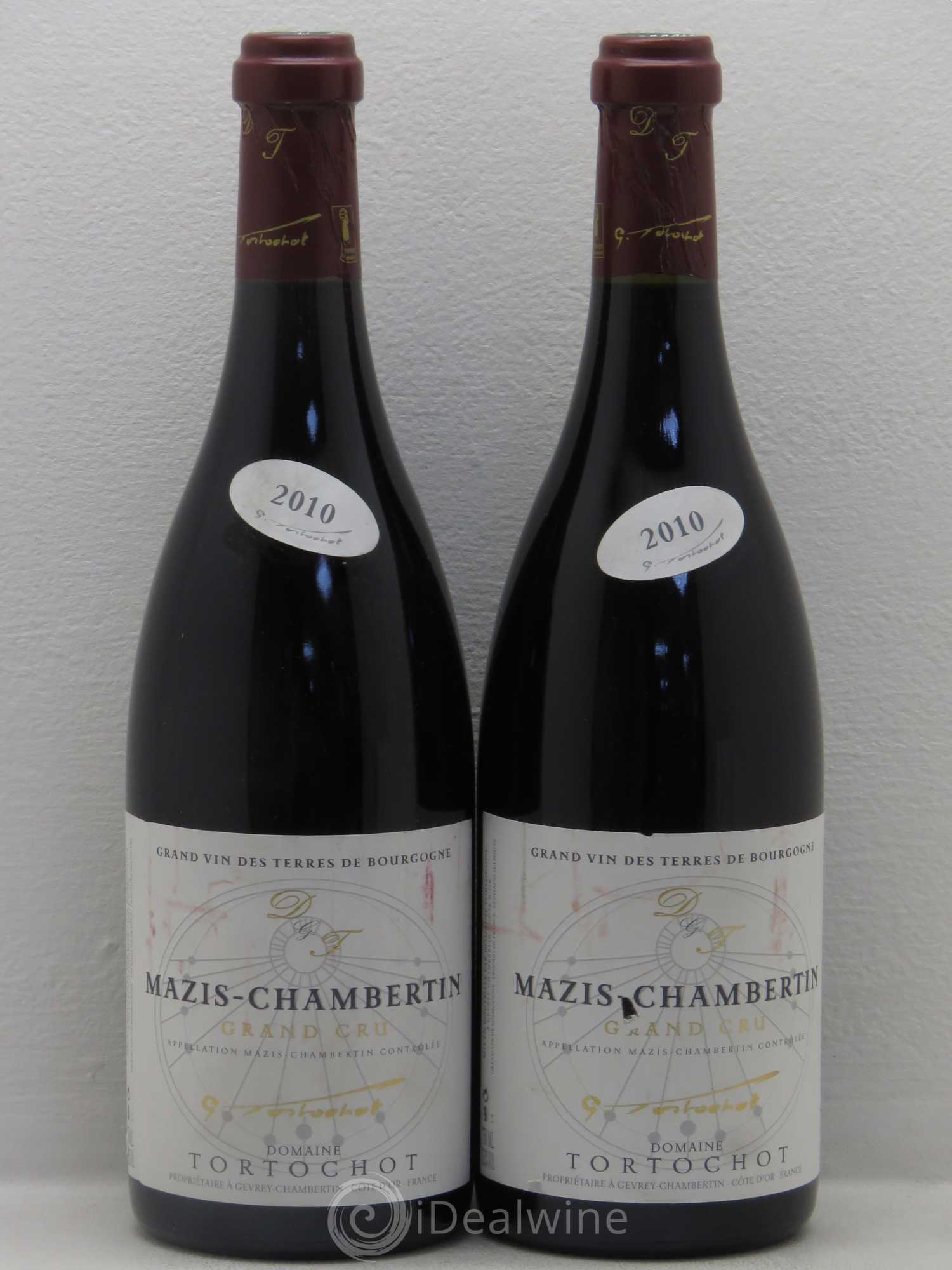 Mazis-Chambertin Grand Cru Tortochot 2010 - Lot de 2 bouteilles - 0