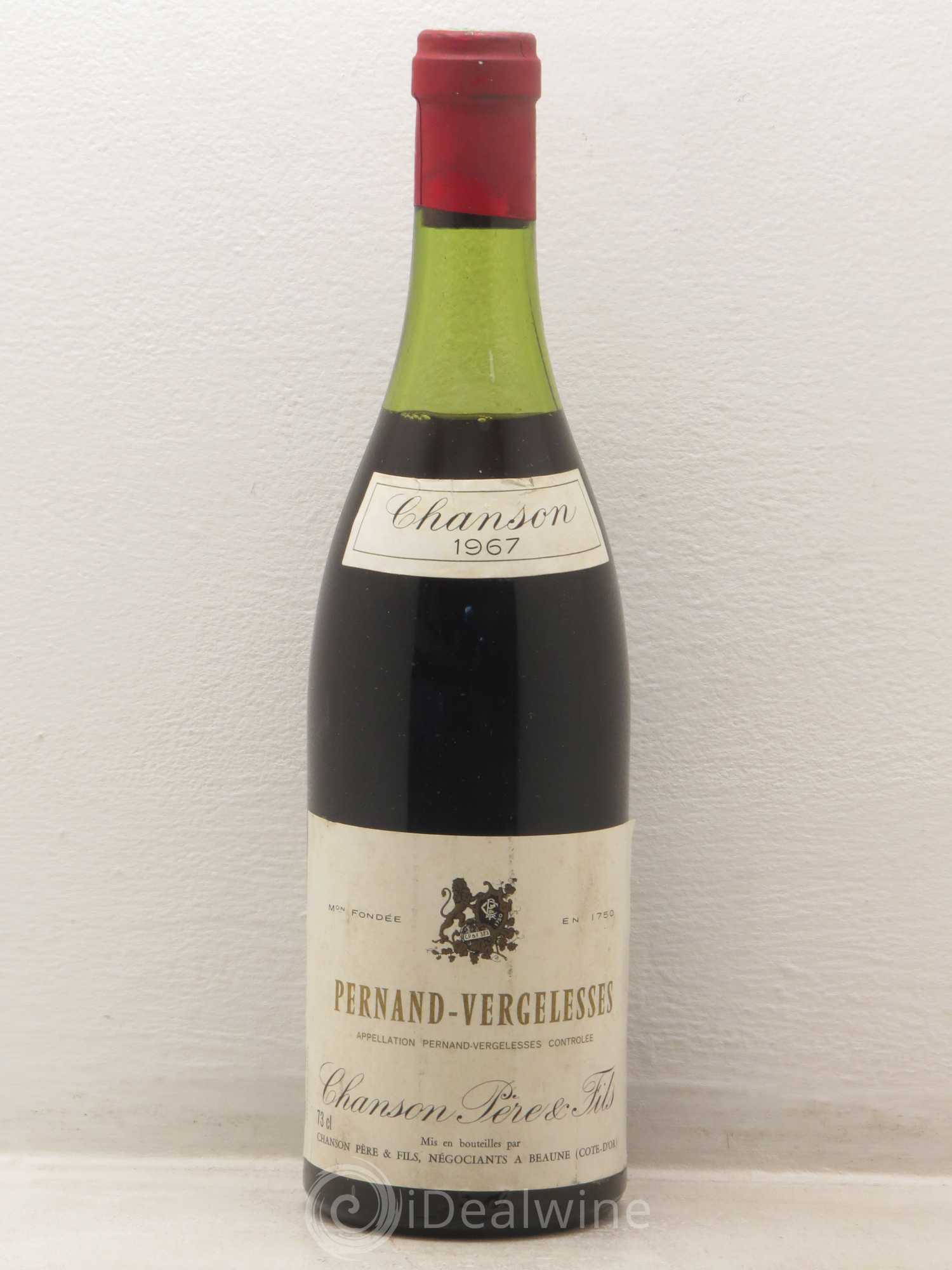 Pernand-Vergelesses Maison Chanson (sans prix de reserve) 1967 - Posten von 1 Flasche - 0