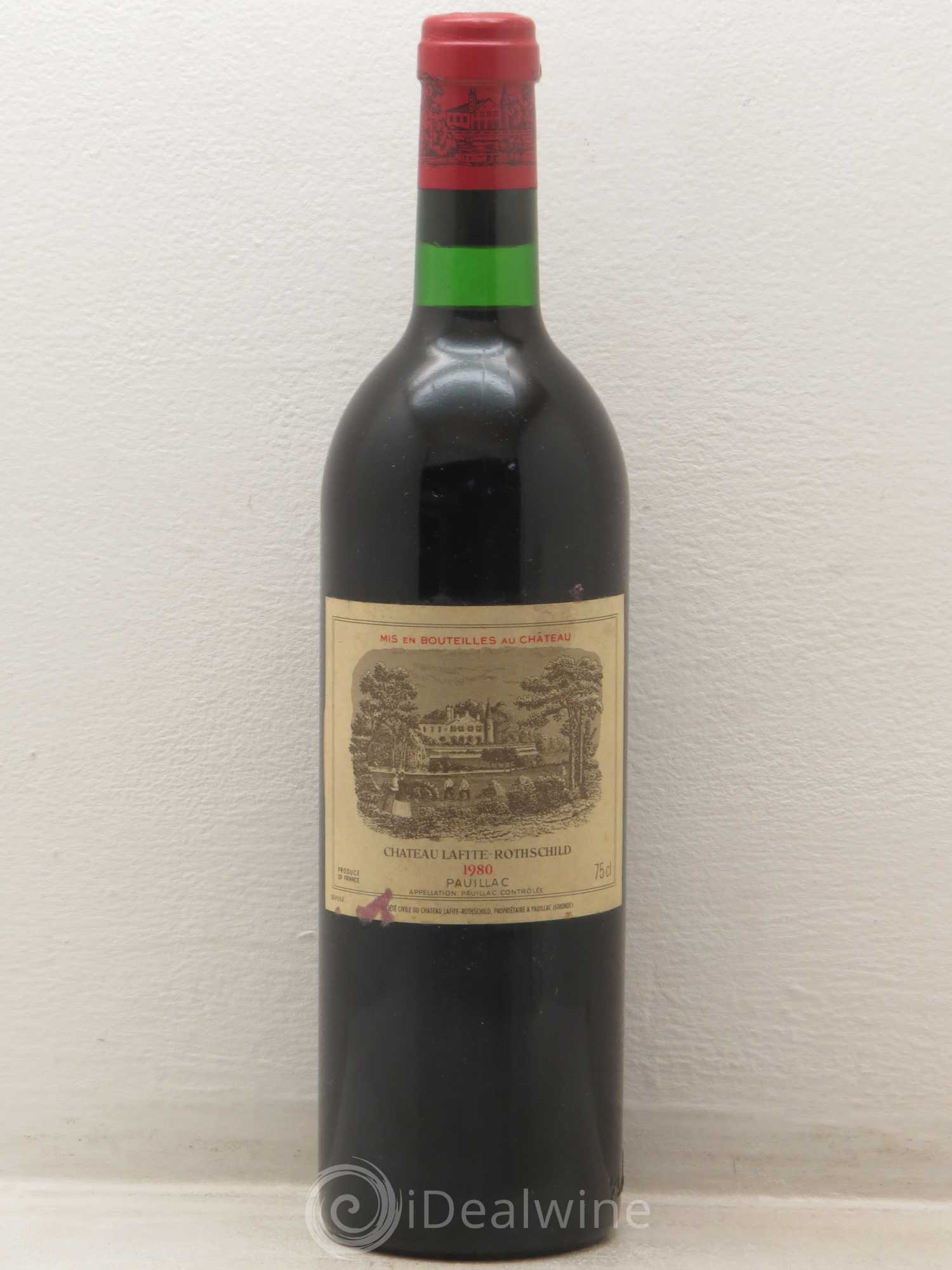 Château Lafite Rothschild 1er Grand Cru Classé 1980 - Lot de 1 bouteille - 0