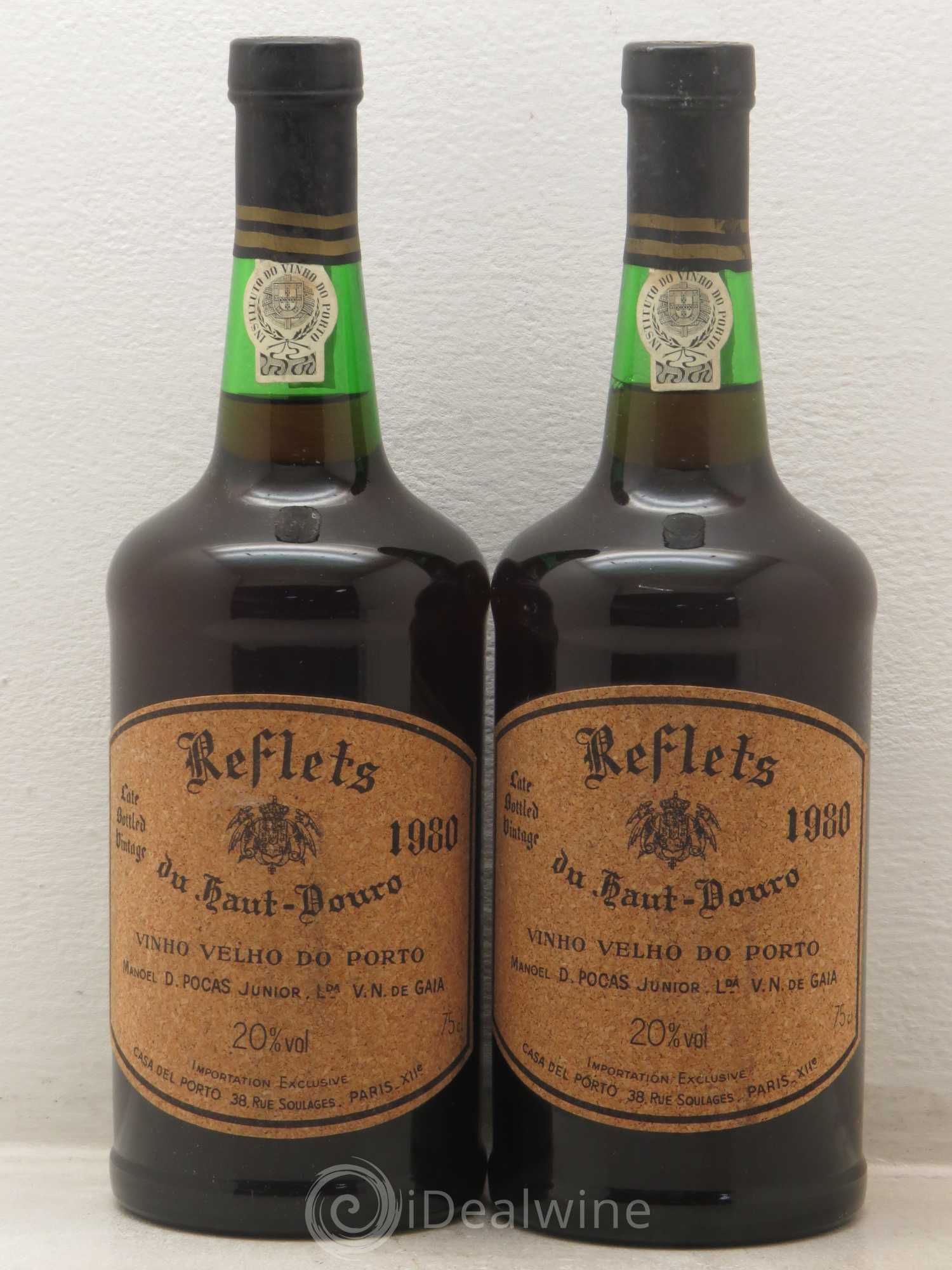 Porto Reflets LBV (sans prix de reserve) 1980 - Lot de 2 bouteilles - 0