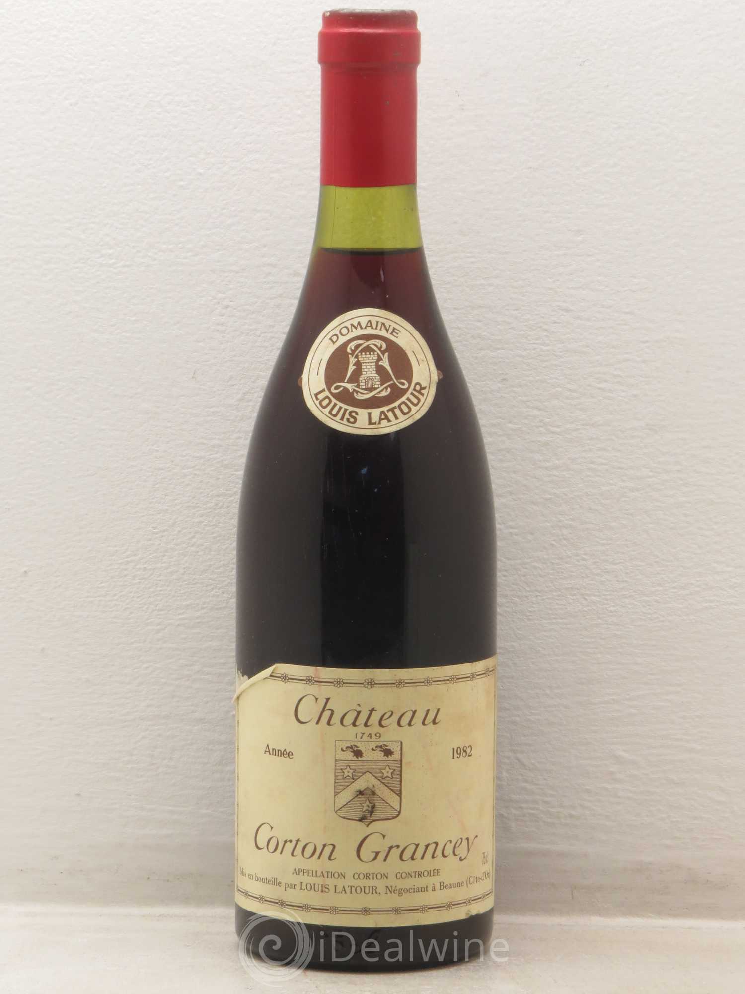 Corton Grand Cru Château Corton Grancey Louis Latour (sans prix de reserve) 1982 - Lot de 1 bouteille - 0