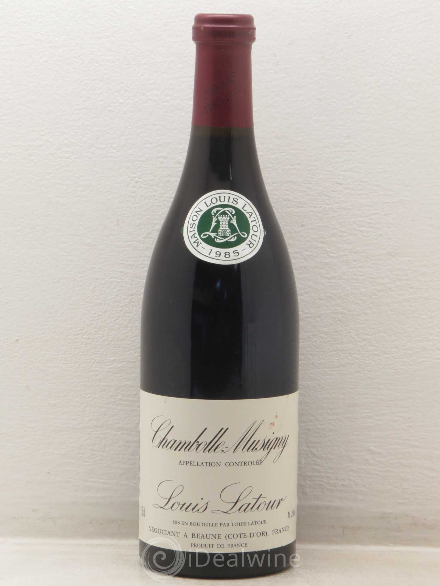 Chambolle-Musigny Maison Latour 1985 - Posten von 1 Flasche - 0