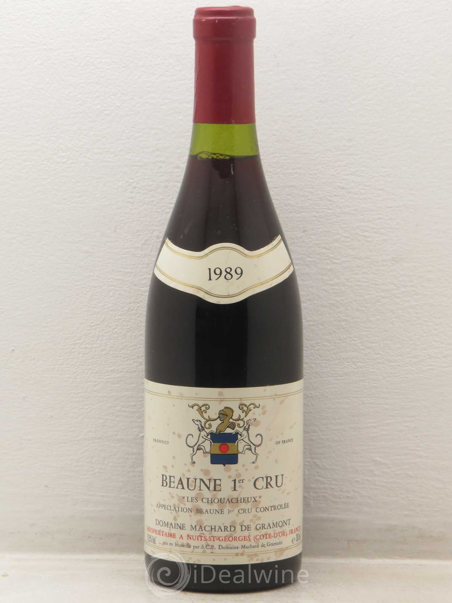 Beaune 1er Cru Les Chouacheux Machard De Gramont 1989 - Posten von 1 Flasche - 0