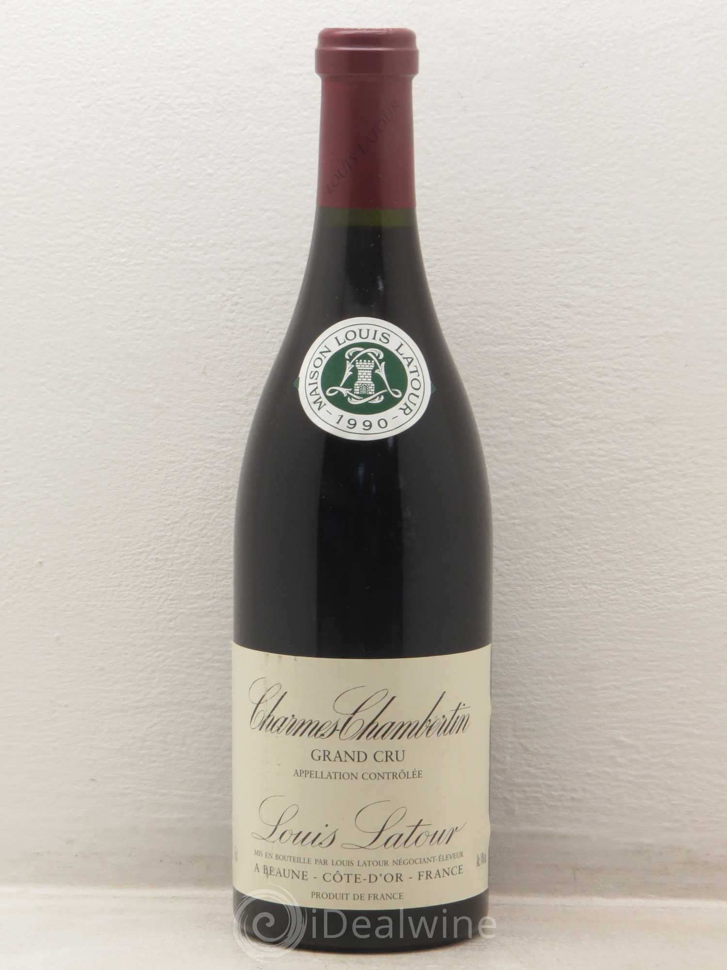 Charmes-Chambertin Grand Cru Louis Latour 1990 - Lot de 1 bouteille - 0