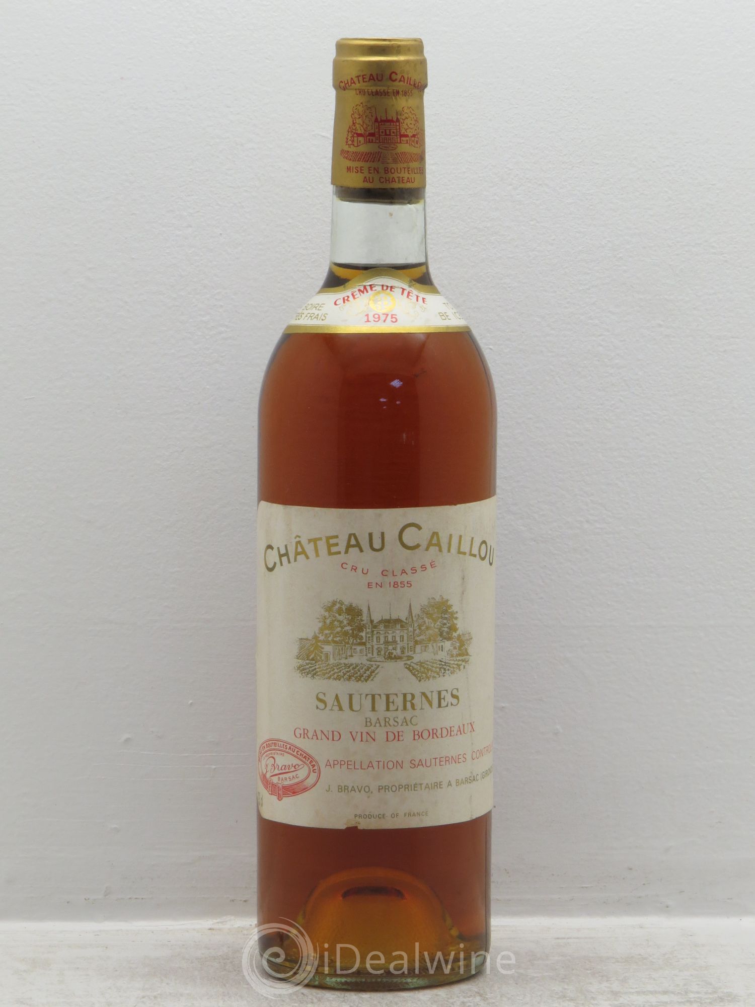 Château Caillou - Crème de Tête 2ème Grand Cru Classé 1975 - Lotto di 1 bottiglia - 0
