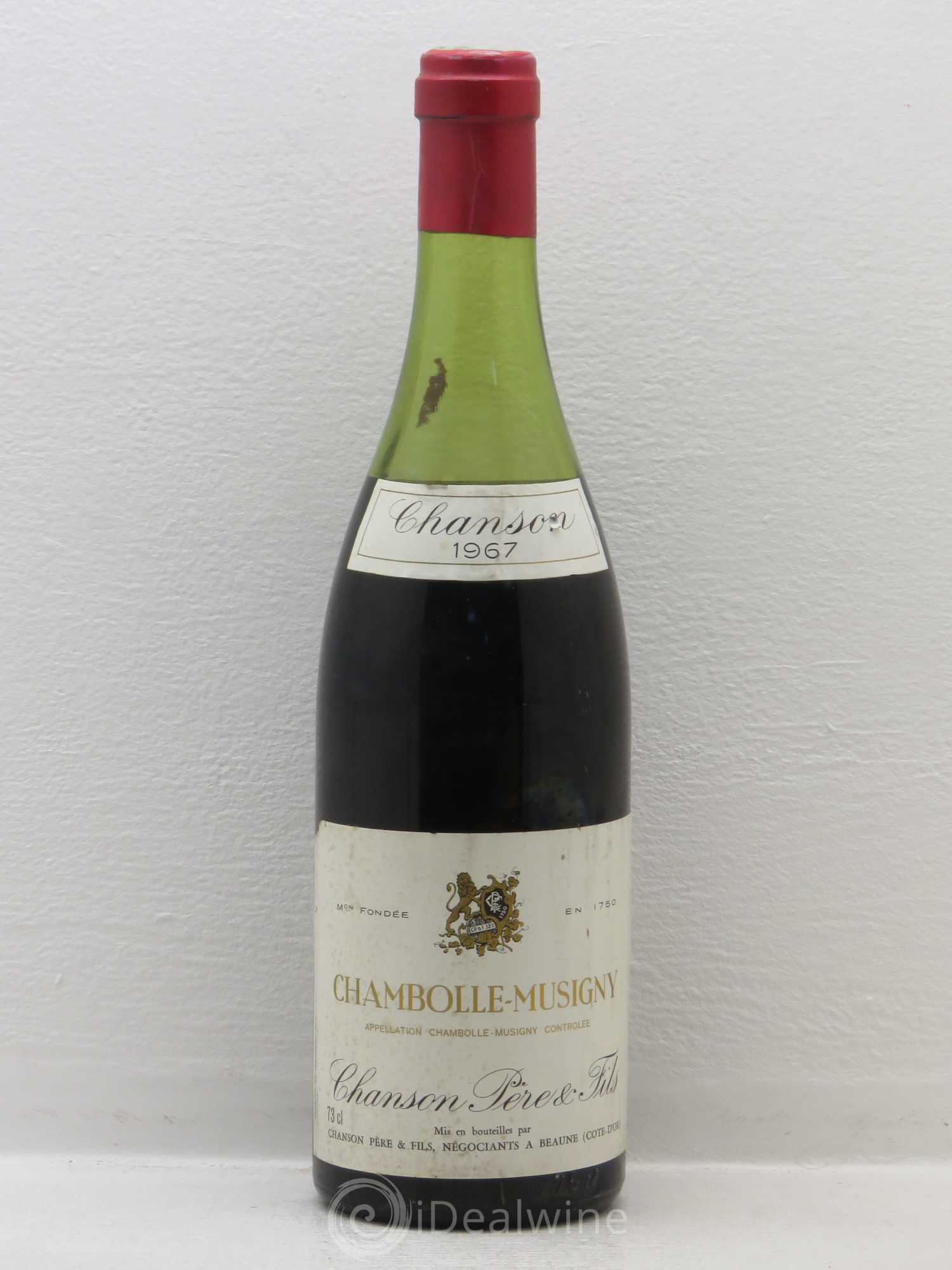 Chambolle-Musigny Maison Chanson (sans prix de reserve) 1967 - Posten von 1 Flasche - 0