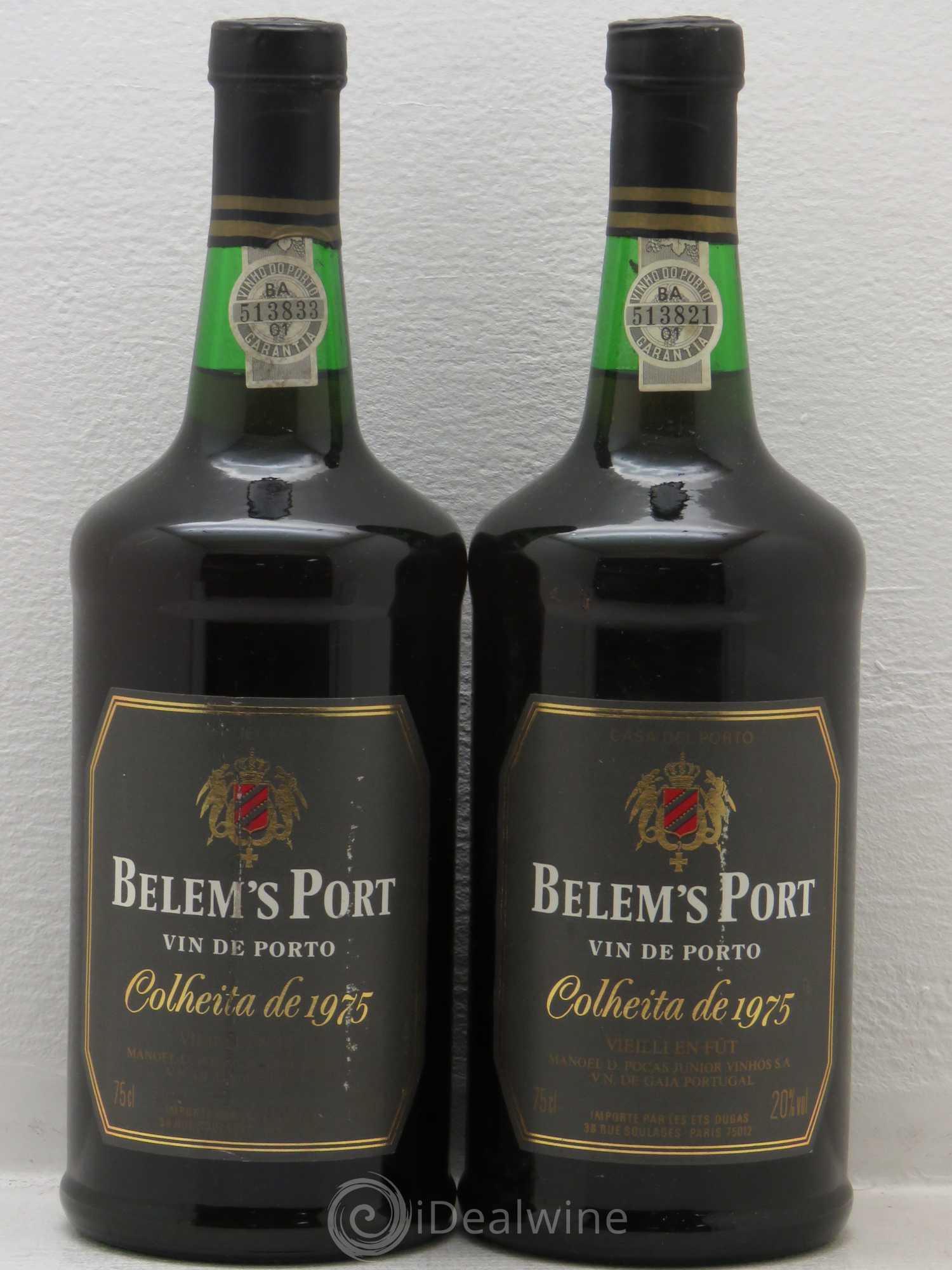 Porto Colheita Belem's (sans prix de reserve) 1975 - Posten von 2 Flaschen - 0