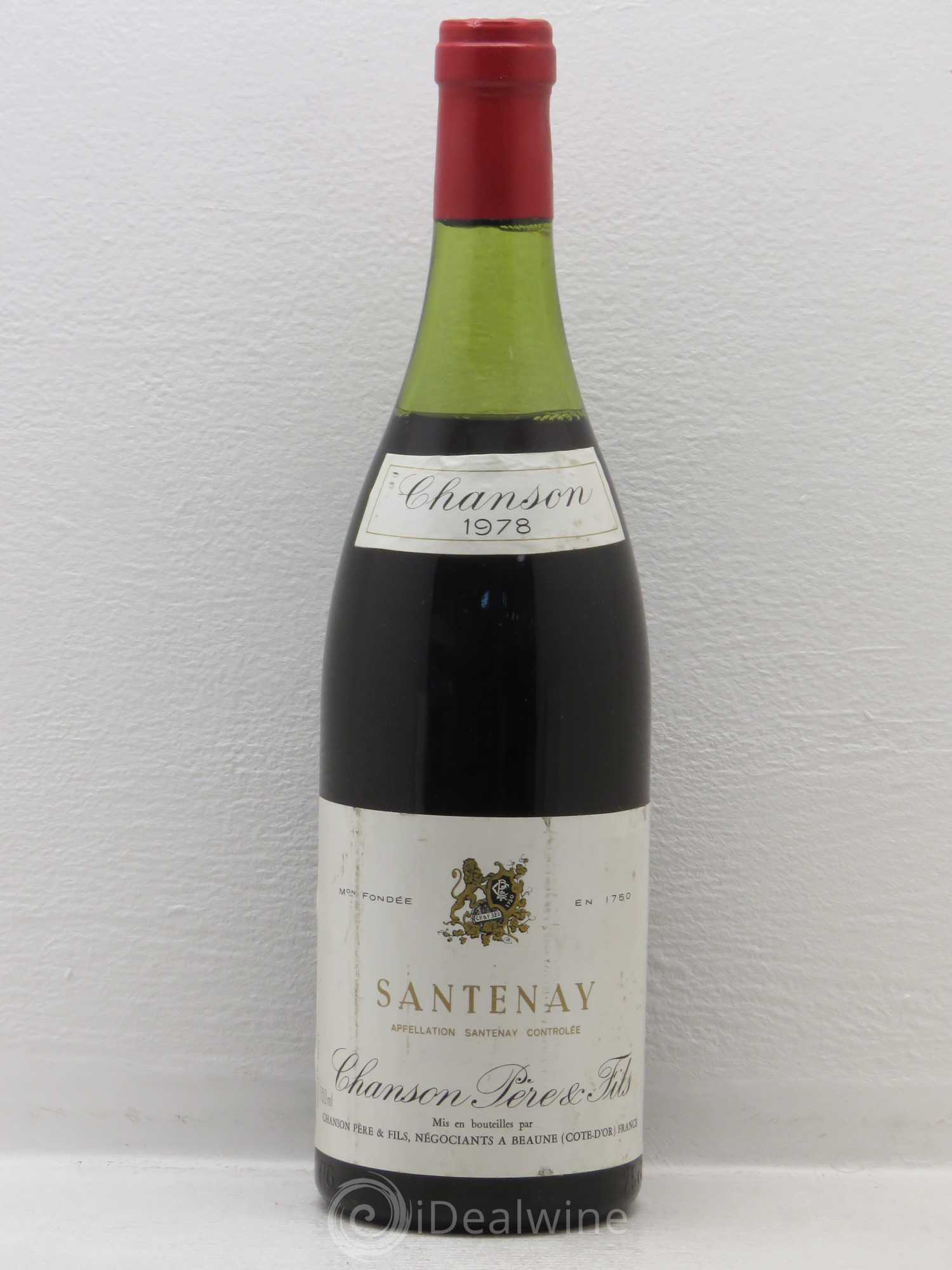 Santenay Maison Chanson (sans prix de reserve) 1978 - Posten von 1 Flasche - 0
