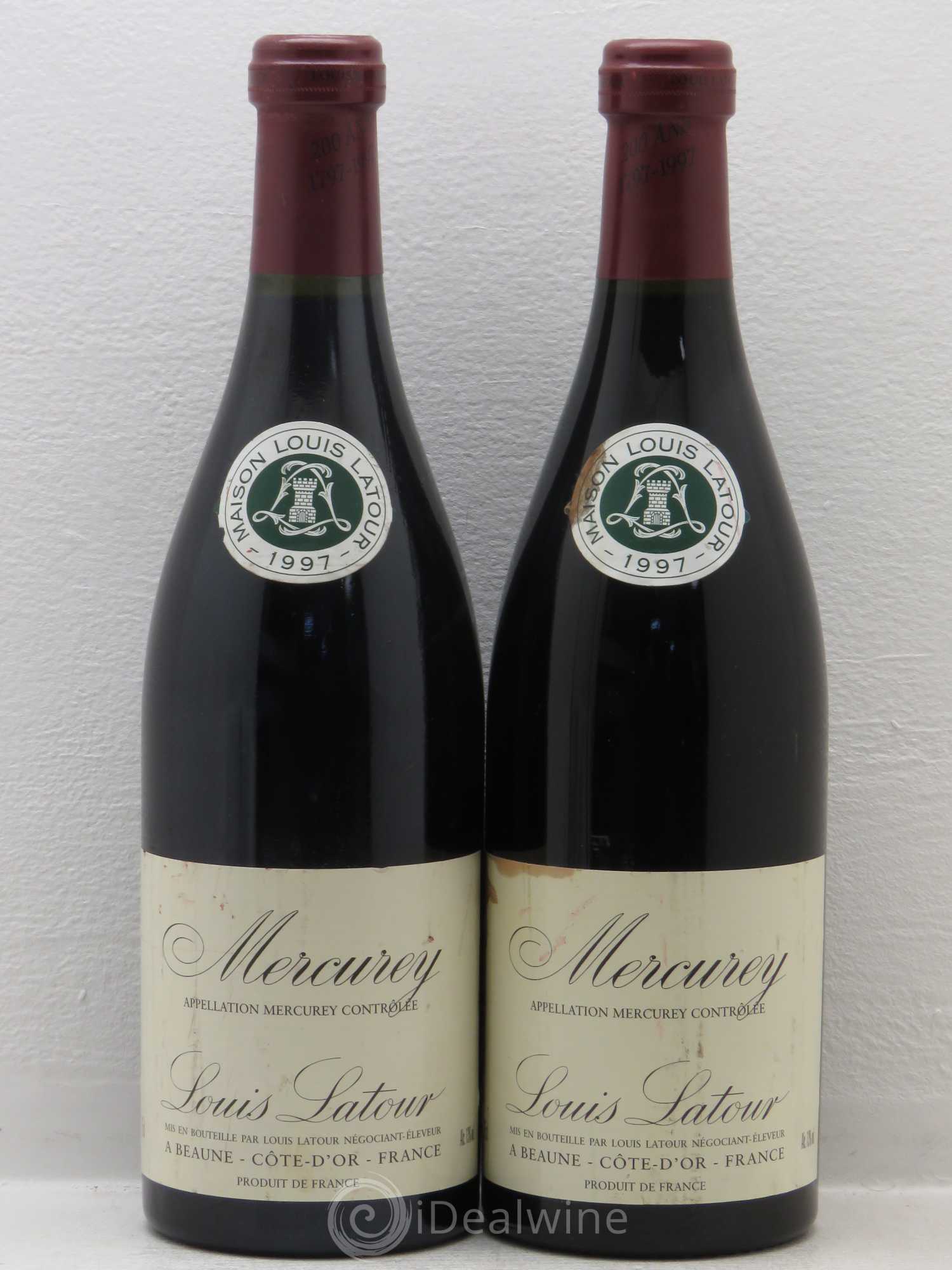 Mercurey Louis Latour (sans prix de reserve) 1997 - Posten von 2 Flaschen - 0