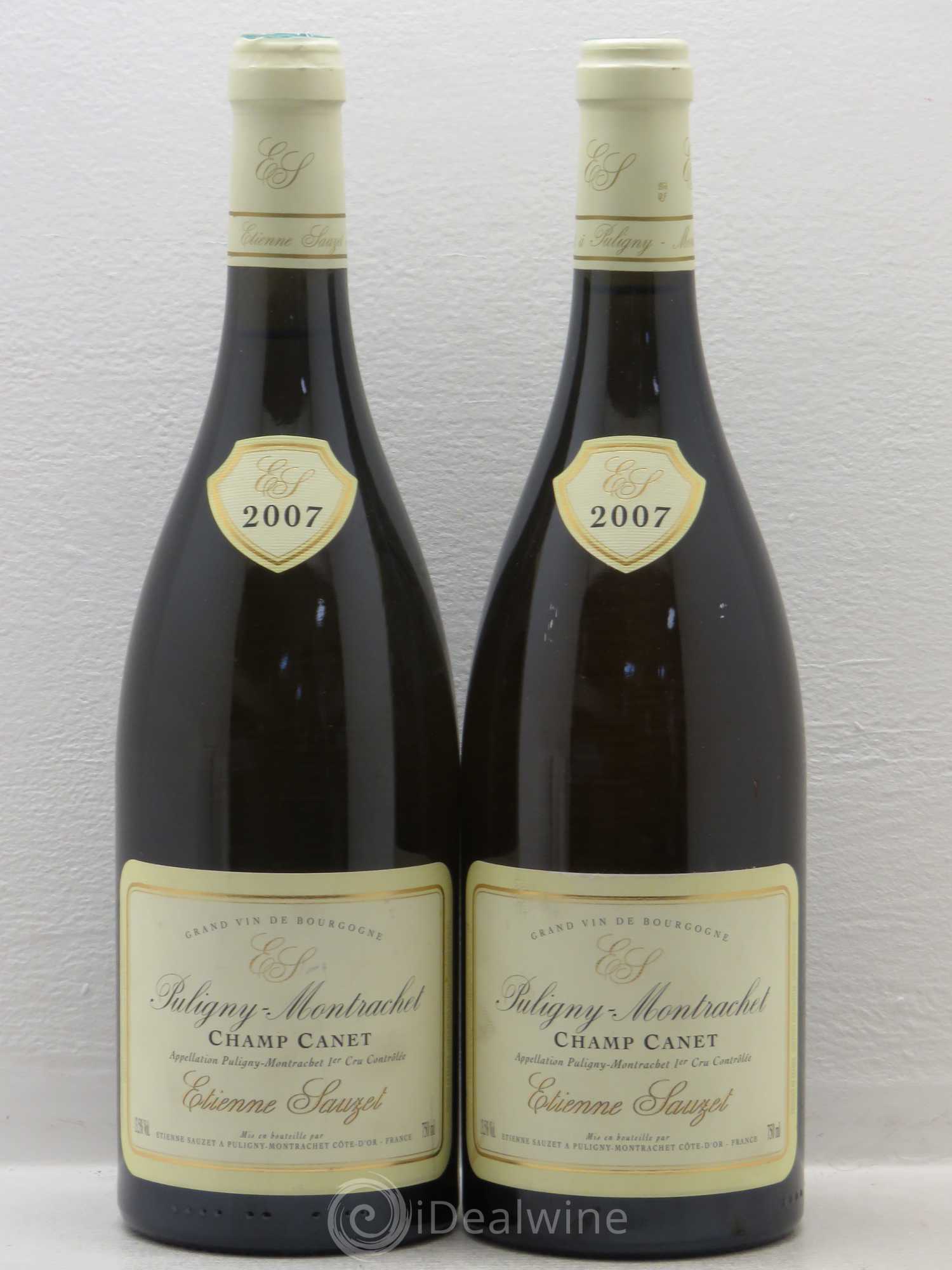 Puligny-Montrachet 1er Cru Champ Canet Etienne Sauzet 2007 - Lotto di 2 bottiglie - 0