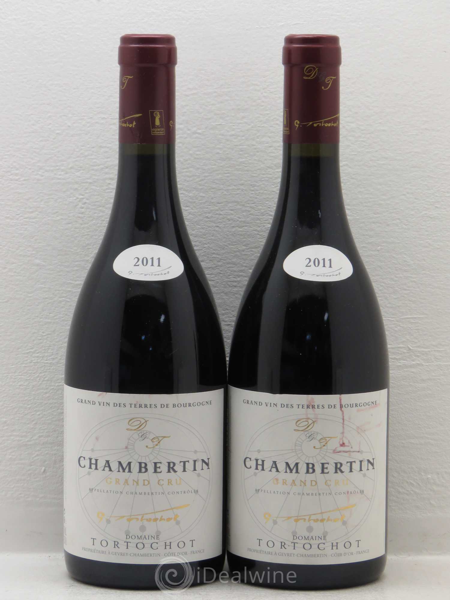 Chambertin Grand Cru Domaine Tortochot (sans prix de reserve) 2011 - Posten von 2 Flaschen - 0