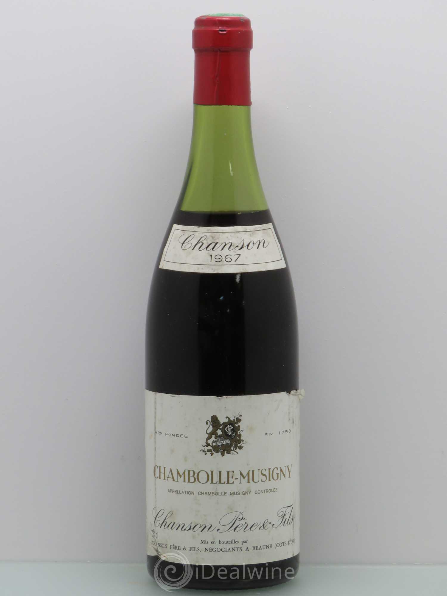 Chambolle-Musigny Maison Chanson (sans prix de réserve) 1967 - Posten von 1 Flasche - 0