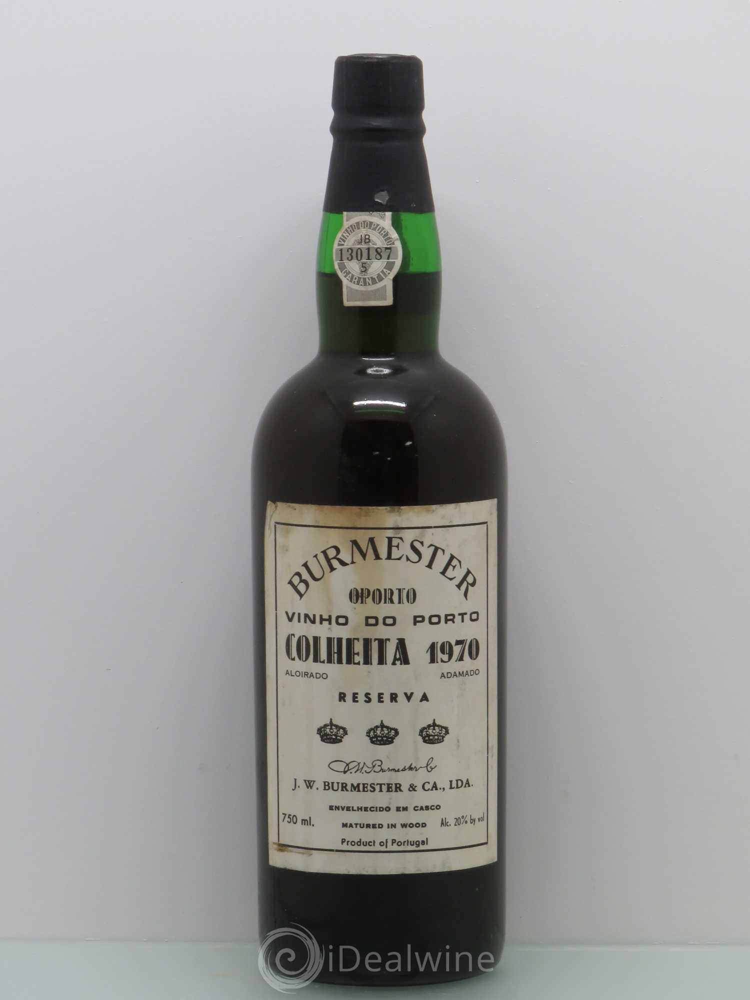 Porto Burmester Colheita 1970 Reserva 1970 - Posten von 1 Flasche - 0