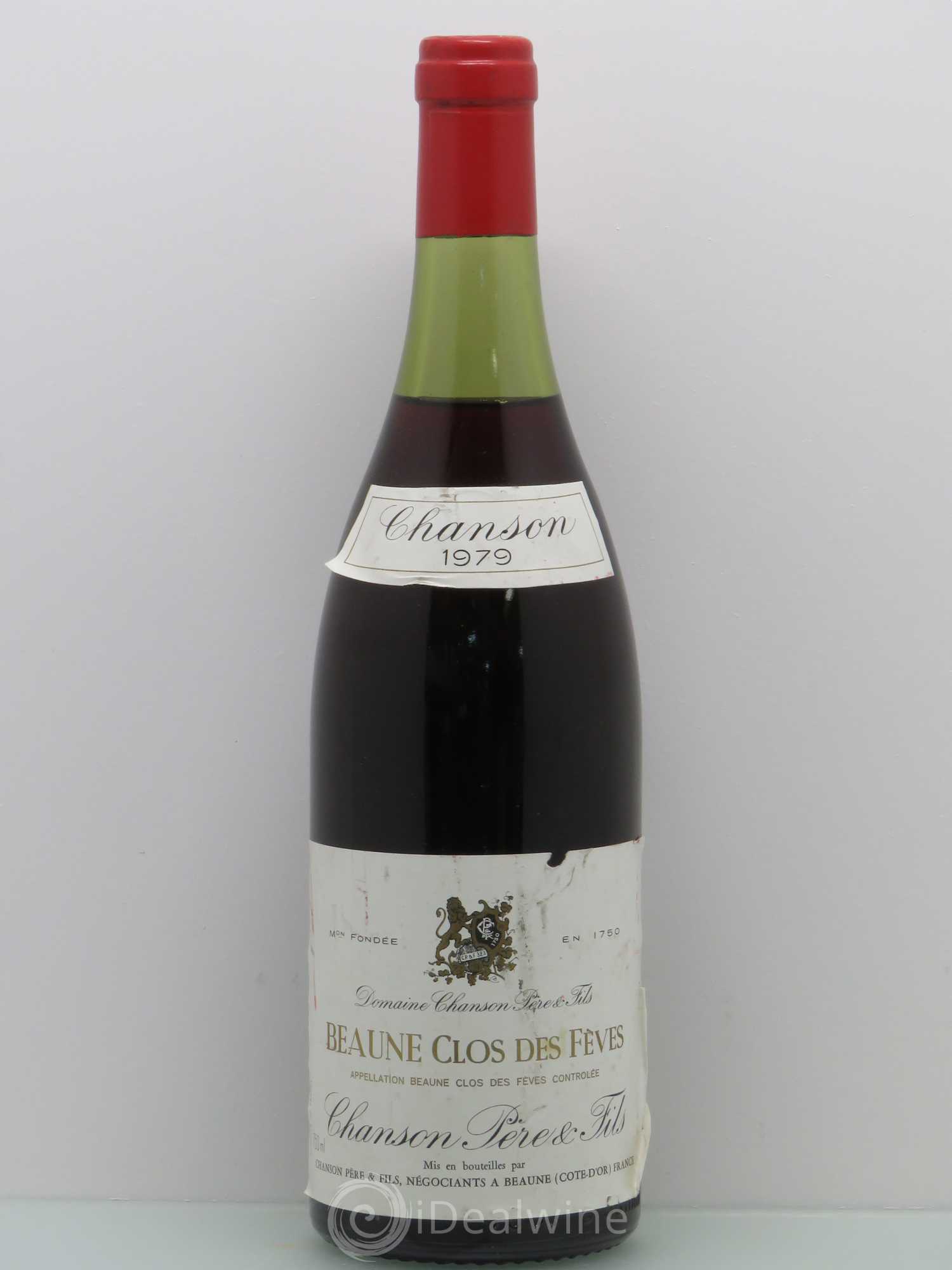Beaune 1er Cru Clos Des Fèves Maison Chanson (sans prix de réserve) 1979 - Posten von 1 Flasche - 0