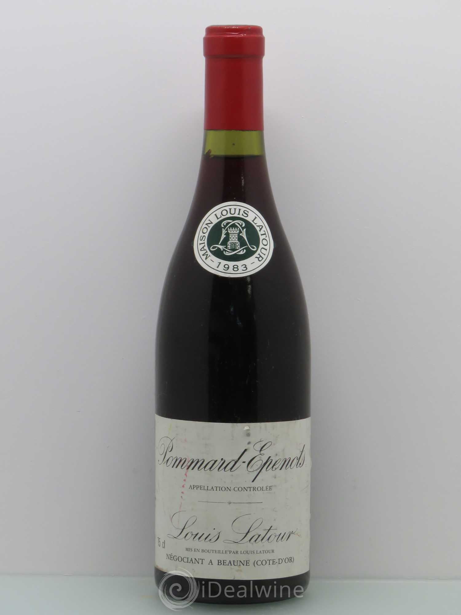 Pommard 1er Cru Les Epenots Louis Latour (sans prix de réserve) 1983 - Lot de 1 bouteille - 0