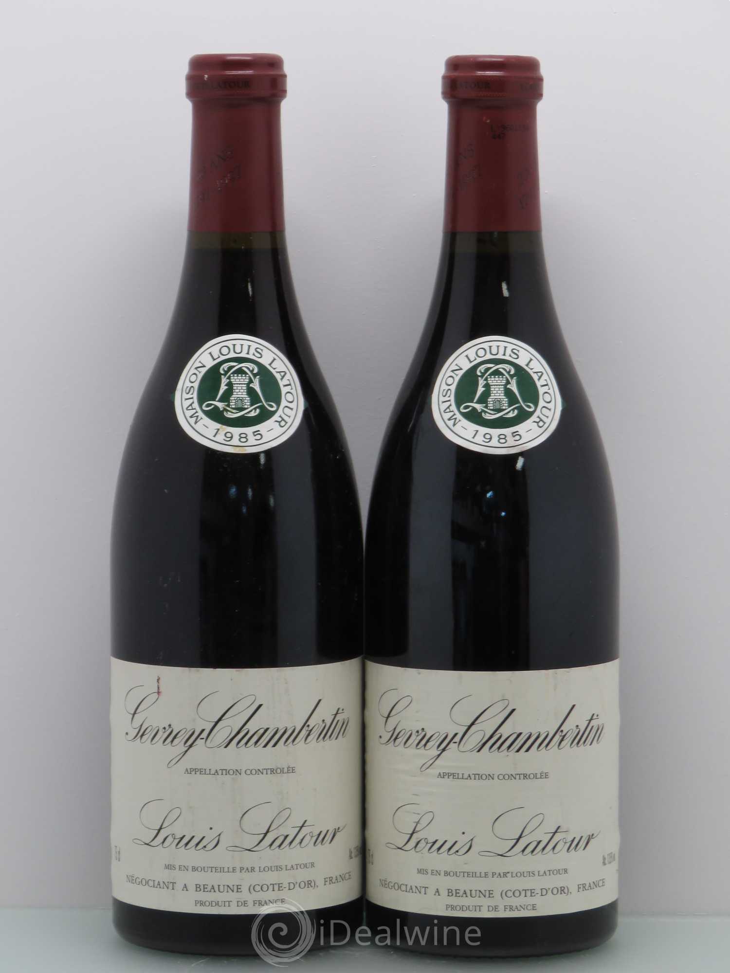 Gevrey-Chambertin Maison Louis Latour (sans prix de réserve) 1985 - Posten von 2 Flaschen - 0