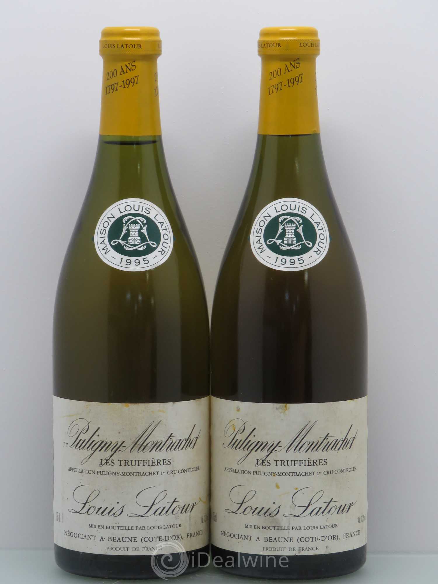 Puligny-Montrachet 1er Cru Les Truffières (sans prix de réserve) 1995 - Posten von 2 Flaschen - 0
