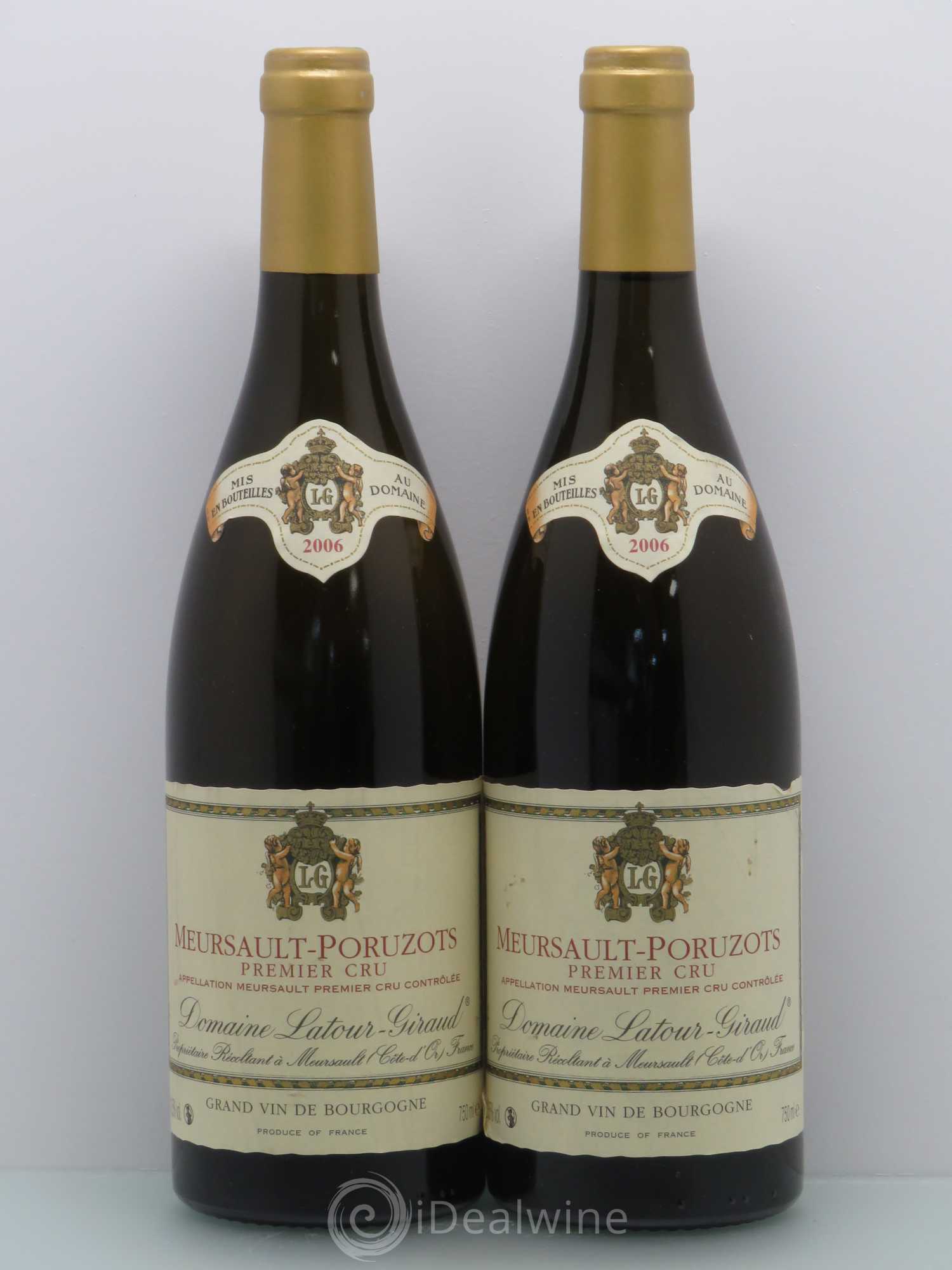 Meursault 1er Cru Meursault Poruzots Domaine Latour Giraud (sans prix de réserve) 2006 - Posten von 2 Flaschen - 0