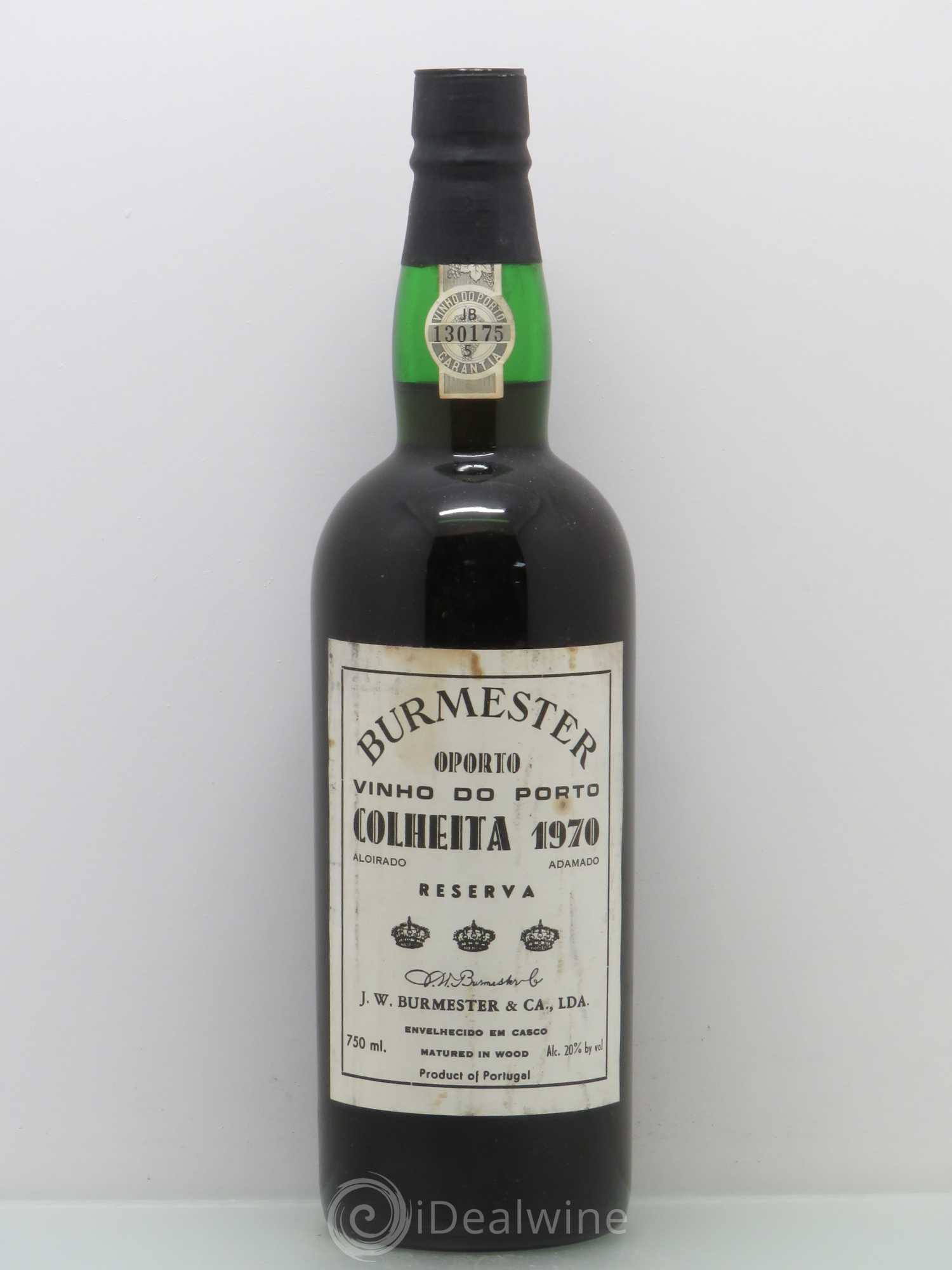 Porto Burmester Colheita Reserva 1970 - Posten von 1 Flasche - 0