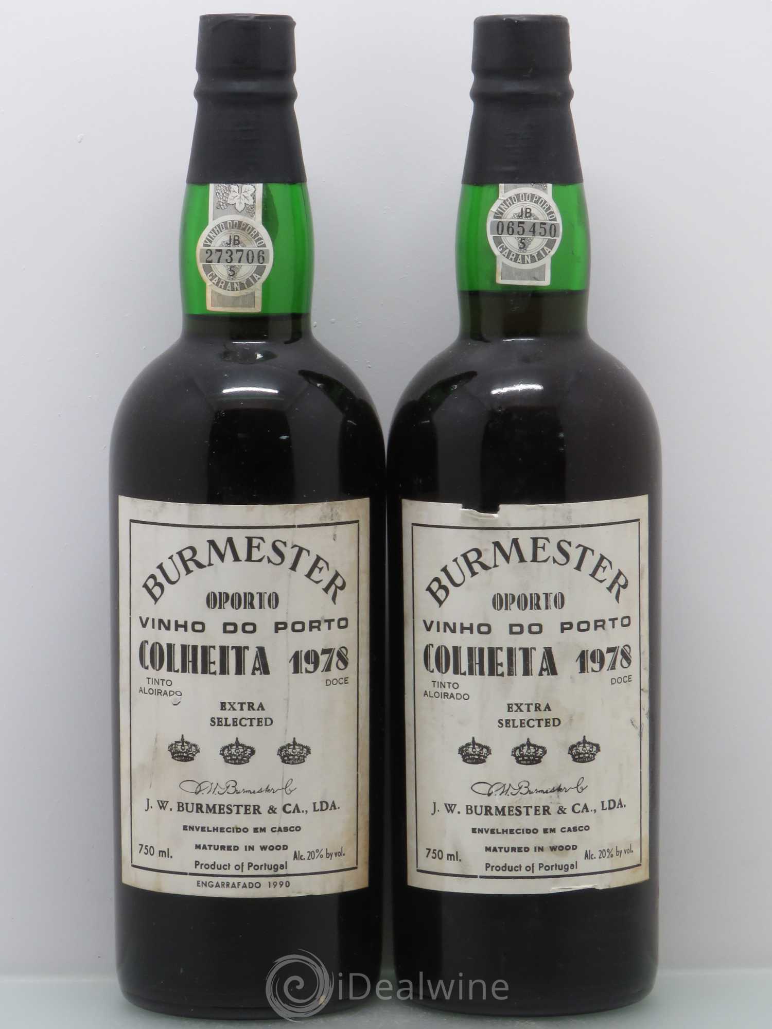 Porto Burmester Colheita 1978 - Posten von 2 Flaschen - 0