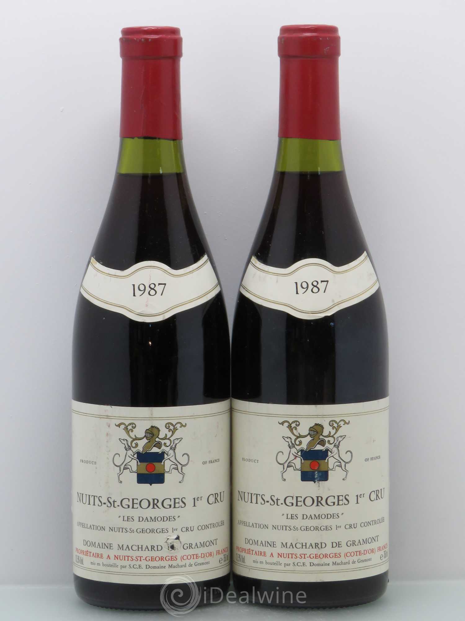 Nuits-Saint-Georges 1er Cru Les Damodes Machard De Gramont 1987 - Posten von 2 Flaschen - 0