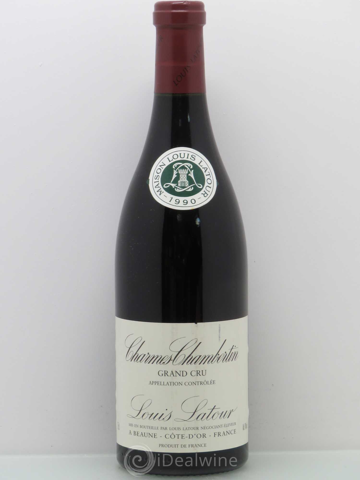 Charmes-Chambertin Grand Cru Louis Latour (sans prix de réserve) 1990 - Lot de 1 bouteille - 0