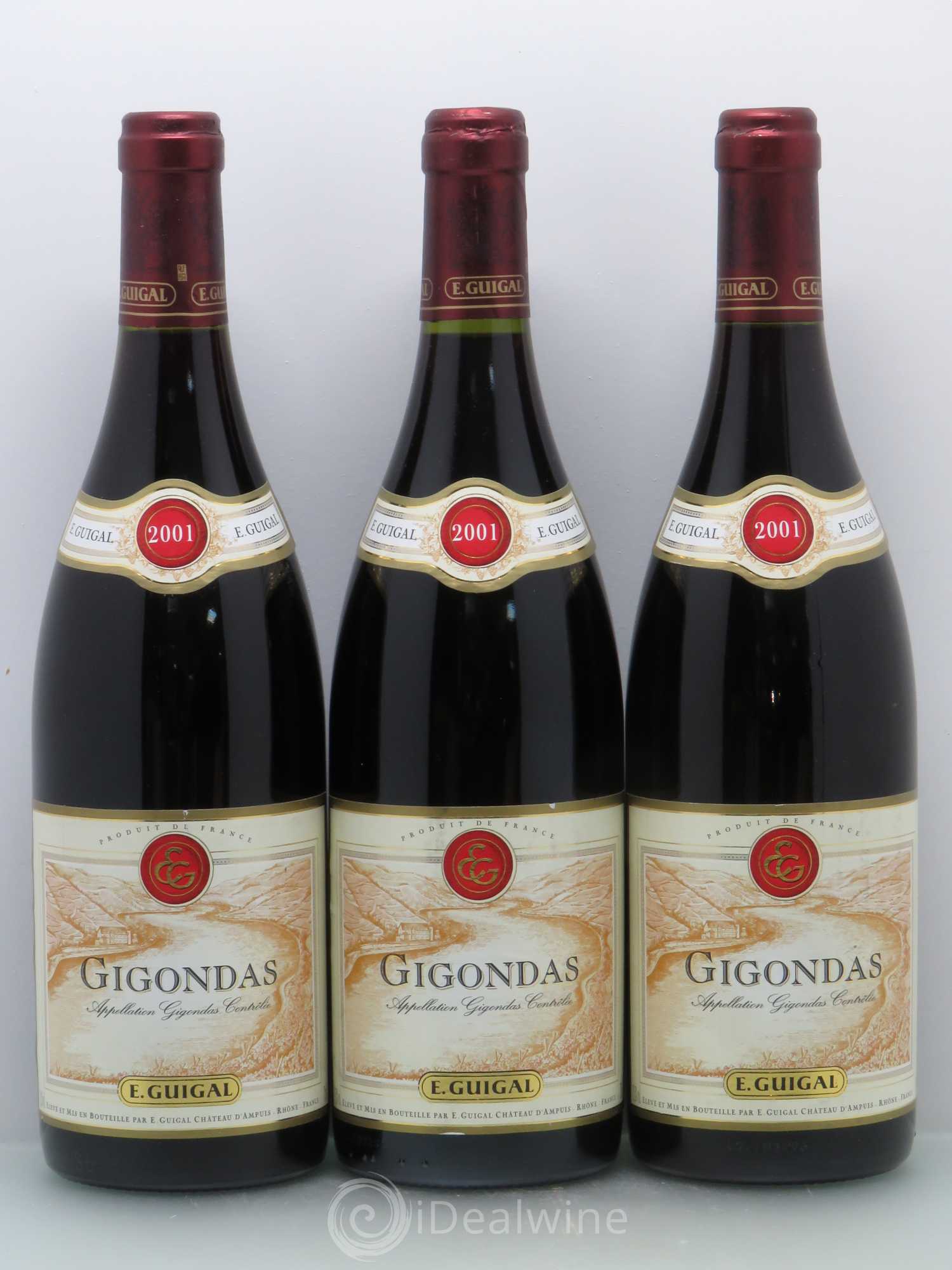 Gigondas Guigal 2001 - Lot de 6 bouteilles - 2
