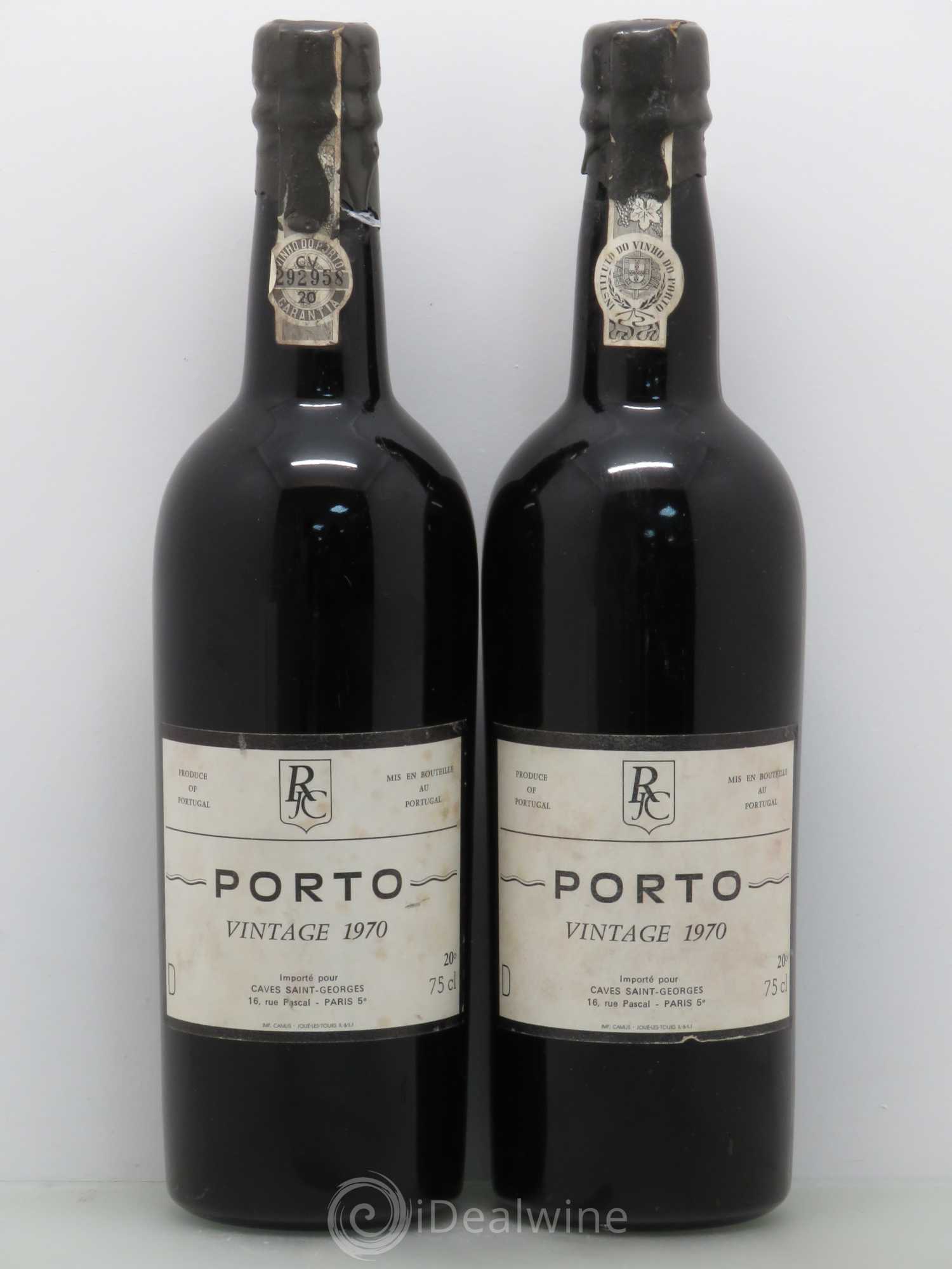 Porto JCR 1970 - Posten von 2 Flaschen - 0