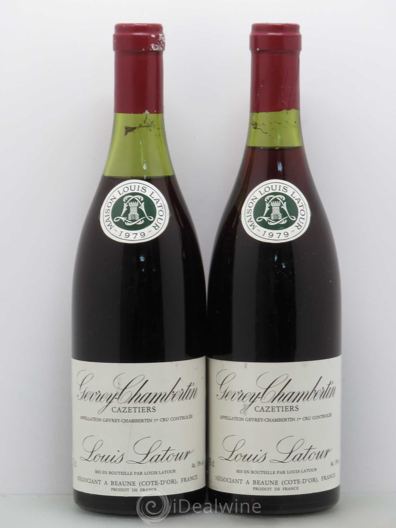 Gevrey-Chambertin 1er Cru Les Cazetiers Maison Latour 1979 - Posten von 2 Flaschen - 0