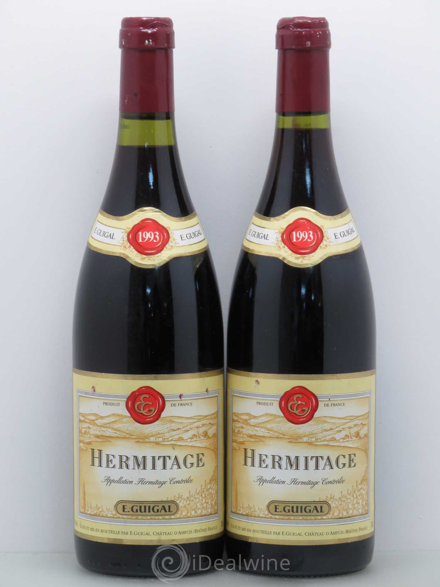 Hermitage Guigal 1993 - Lot de 2 bouteilles - 0