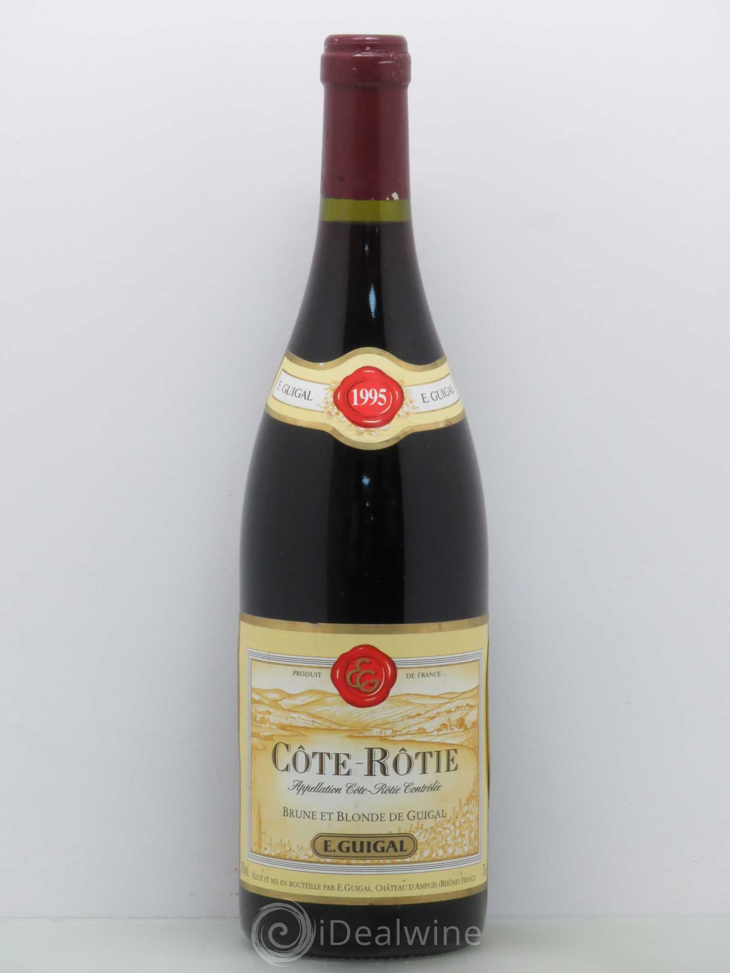 Côte-Rôtie Côtes Brune et Blonde Guigal 1995 - Lot de 1 bouteille - 0