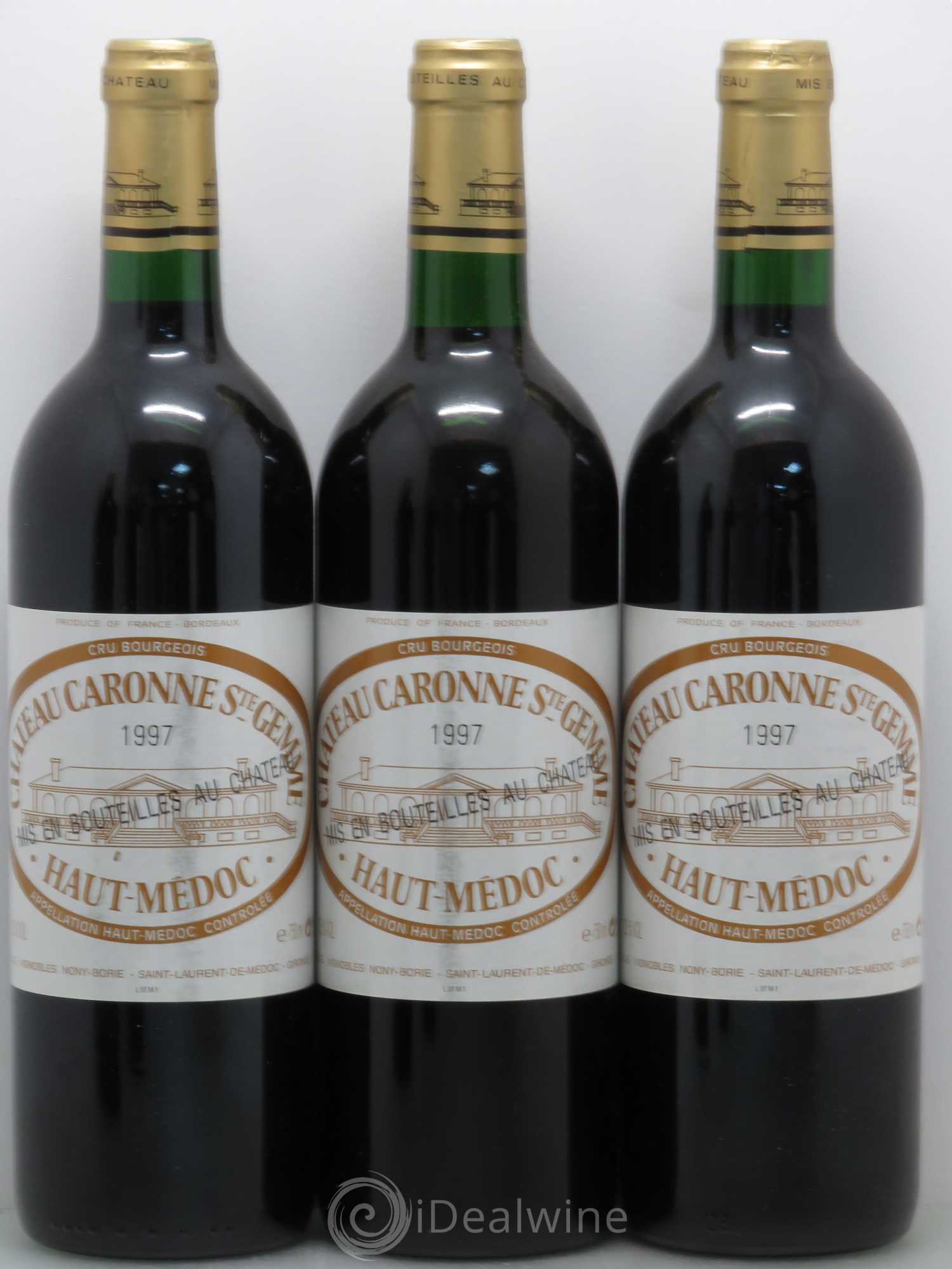 Château Caronne Sainte-Gemme Cru Bourgeois 1997 - Lot de 6 bouteilles - 2
